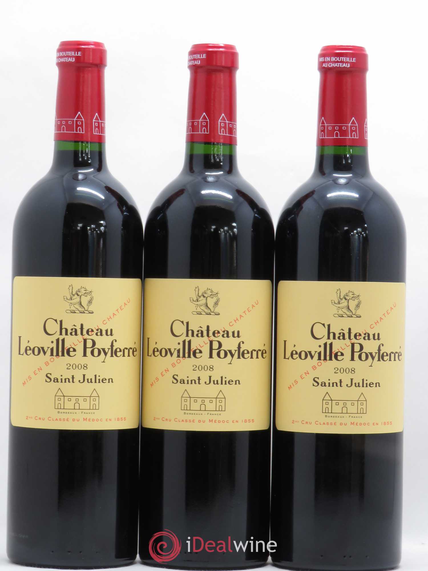 Château Léoville Poyferré 2ème Grand Cru Classé 2008 - Lot de 12 bouteilles - 3