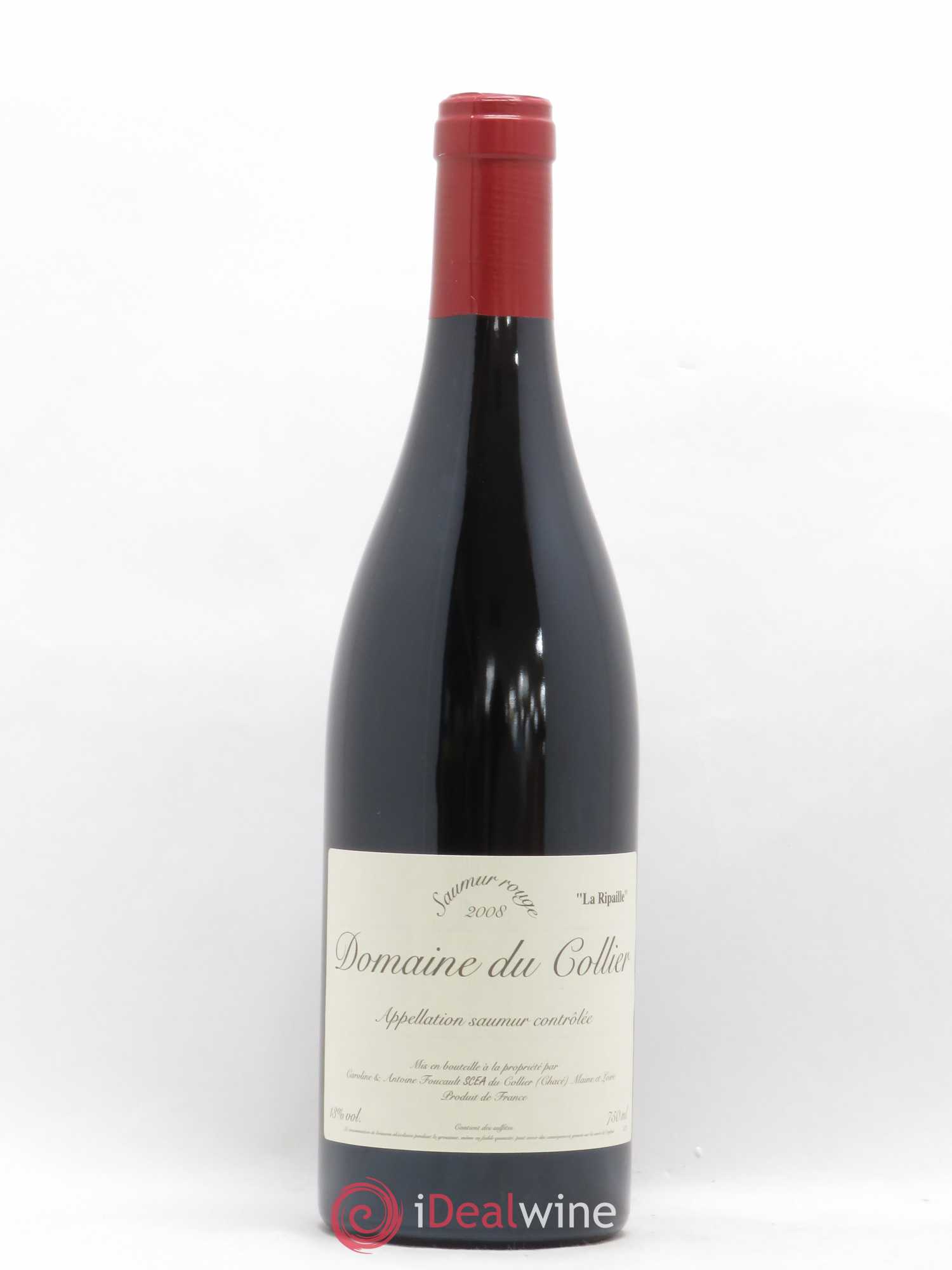 Saumur La Ripaille Domaine du Collier 2008 - Lot de 1 bouteille - 0