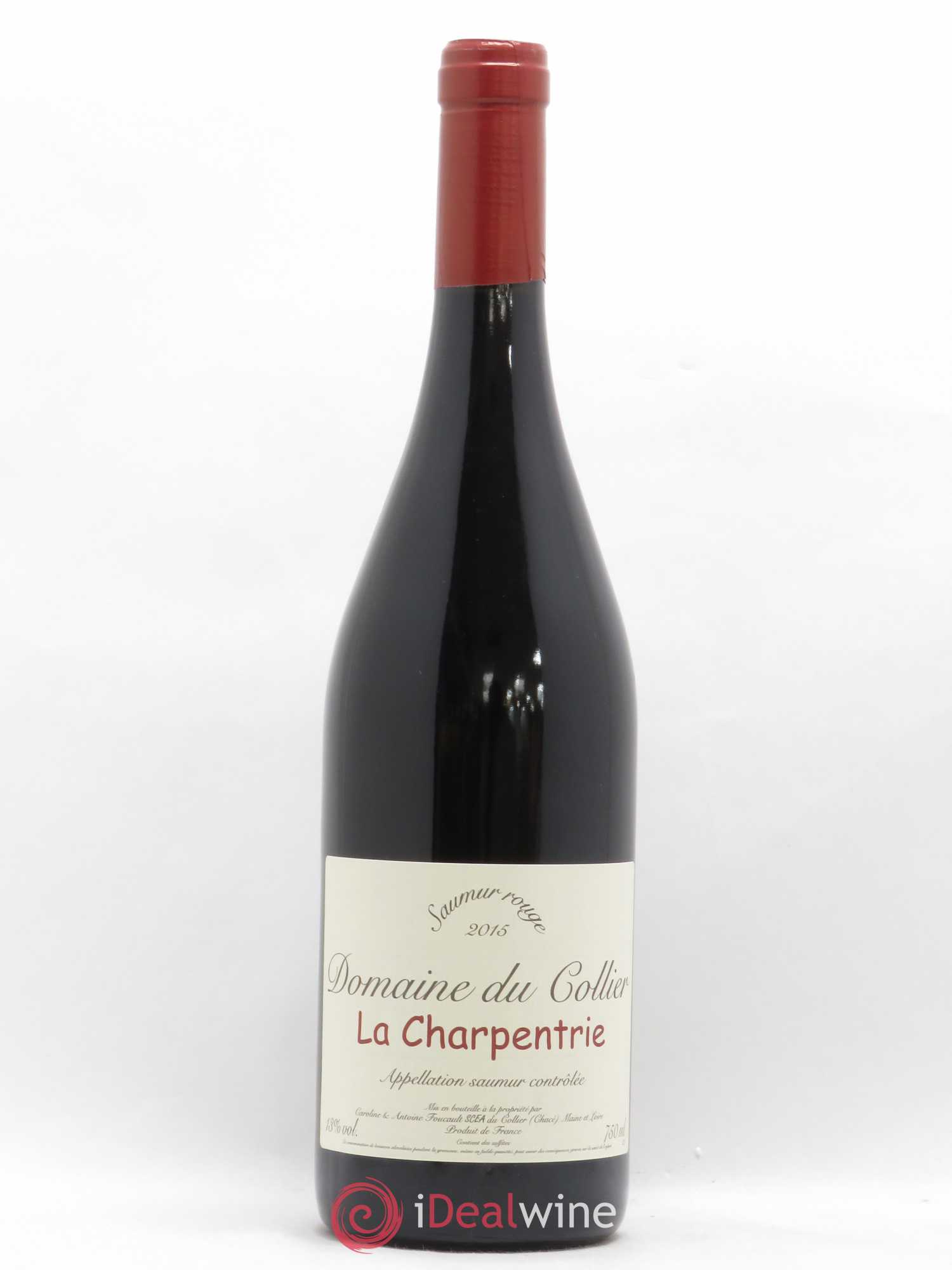Saumur La Charpentrie Domaine du Collier 2015 - Lot de 1 bouteille - 0