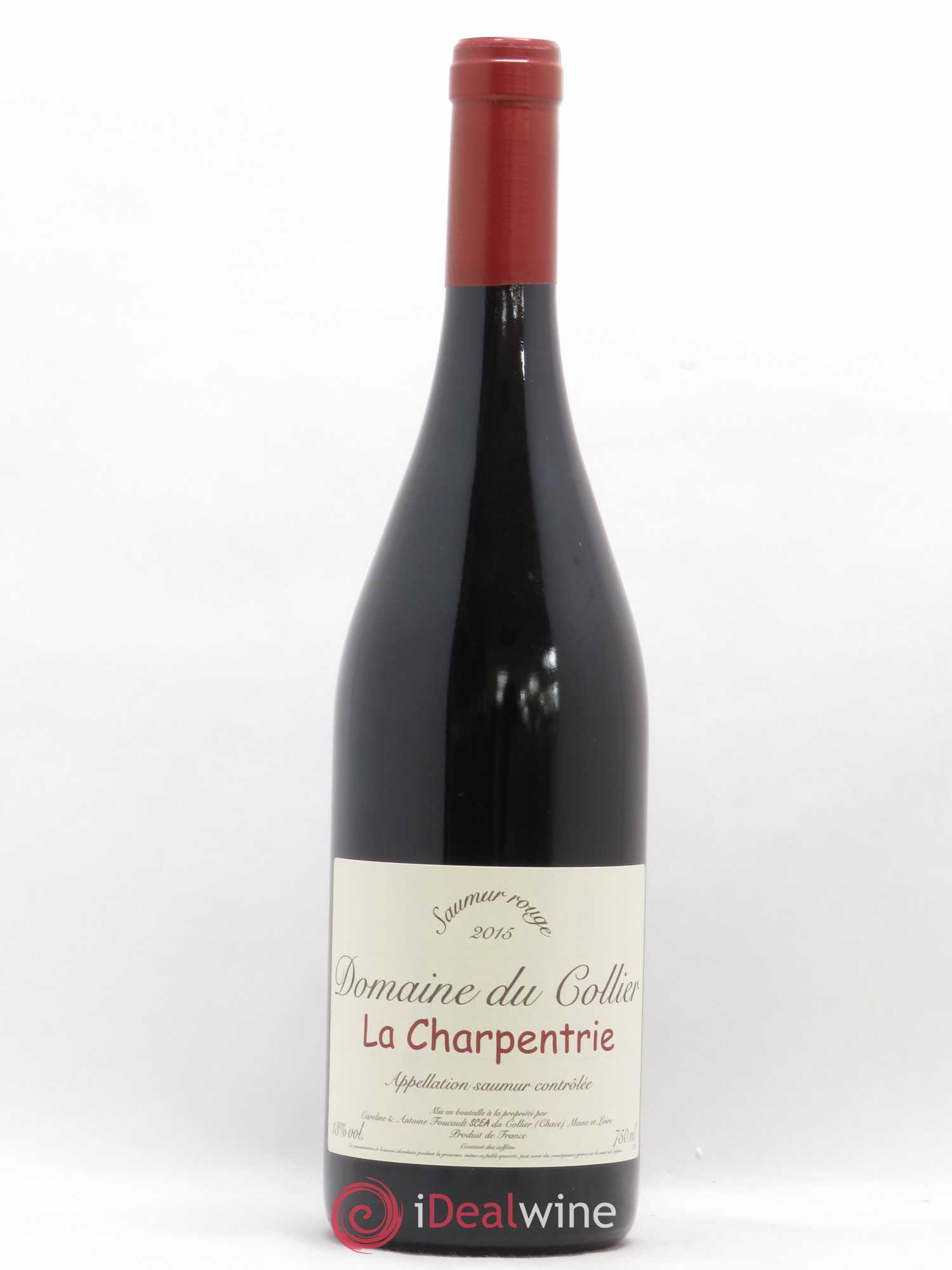Saumur La Charpentrie Domaine du Collier 2015 - Lot de 1 bouteille - 0