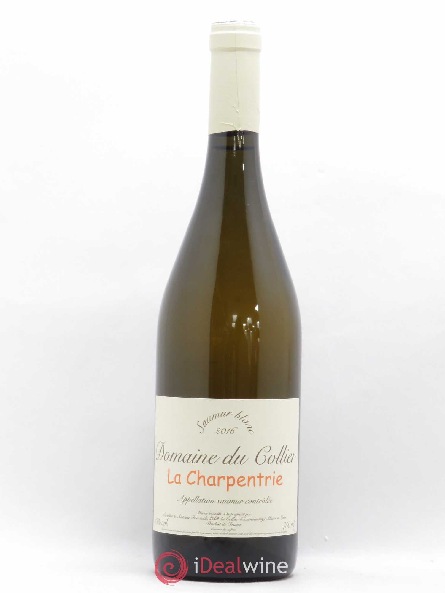 Saumur La Charpentrie Domaine du Collier 2016 - Lot de 1 bouteille - 0