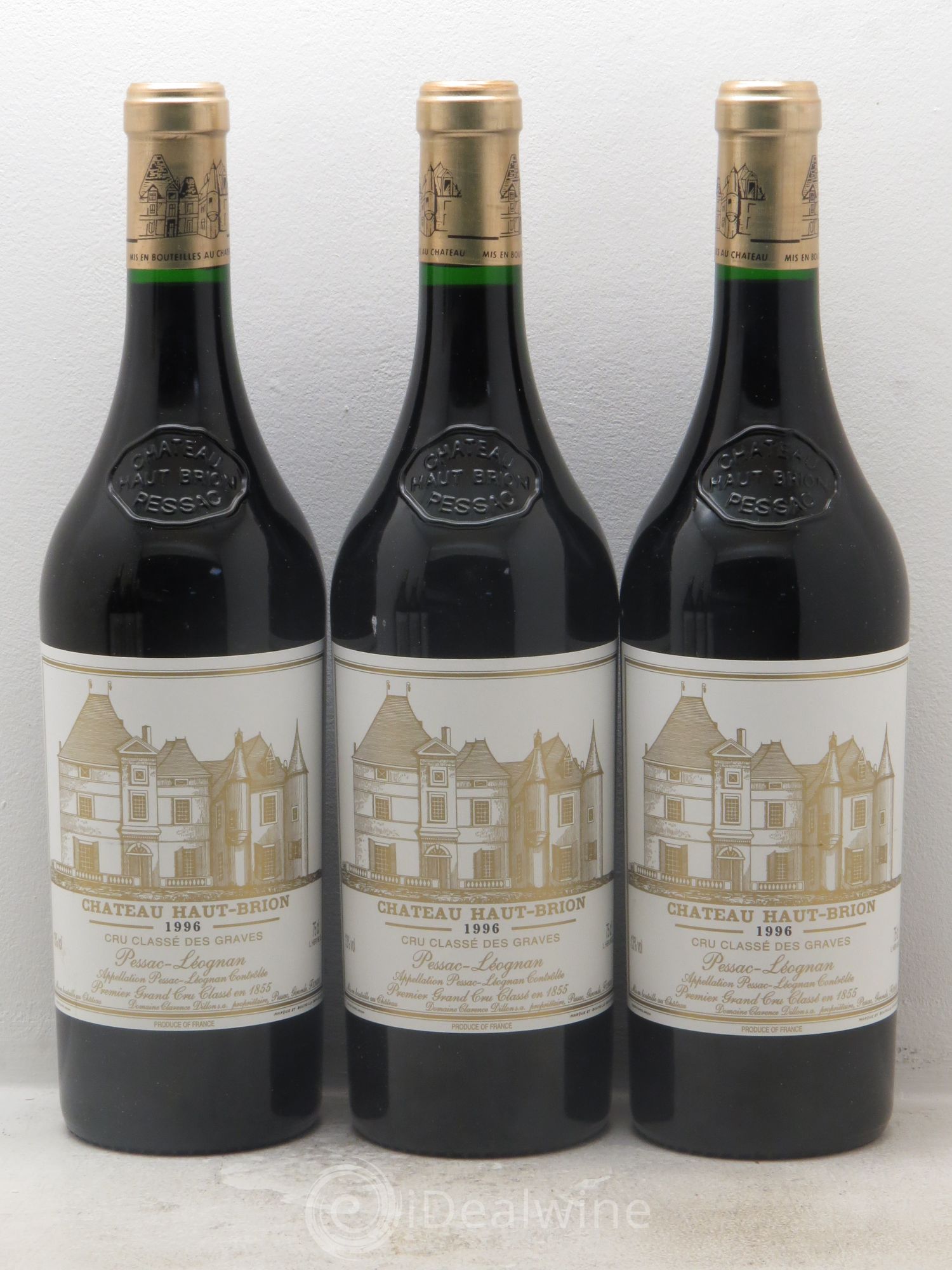 Château Haut Brion 1er Grand Cru Classé 1996 - Lot de 6 bouteilles - 1
