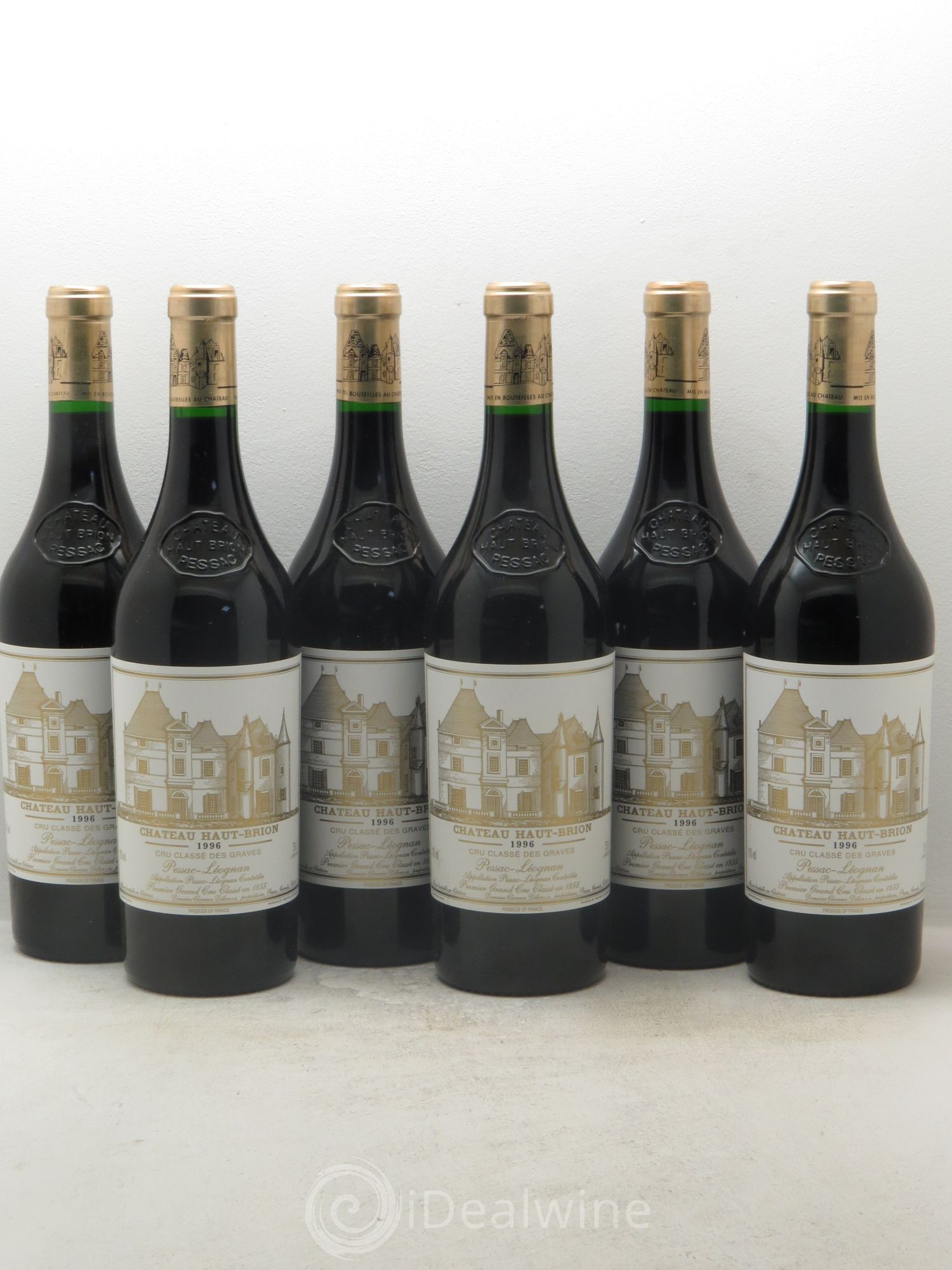 Château Haut Brion 1er Grand Cru Classé 1996 - Lot de 6 bouteilles - 0