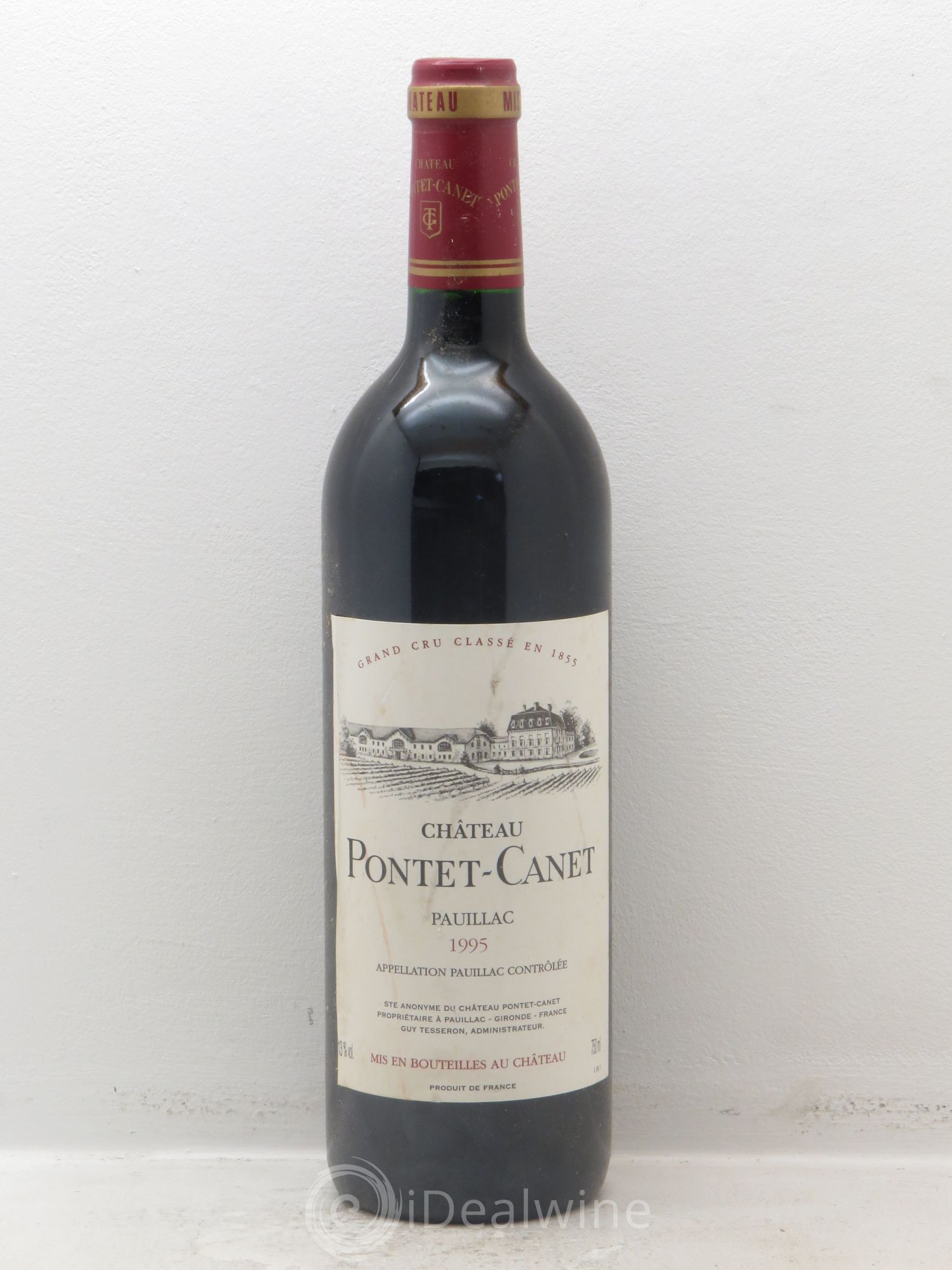 Château Pontet Canet 5ème Grand Cru Classé 1995 - Lot de 1 bouteille - 0