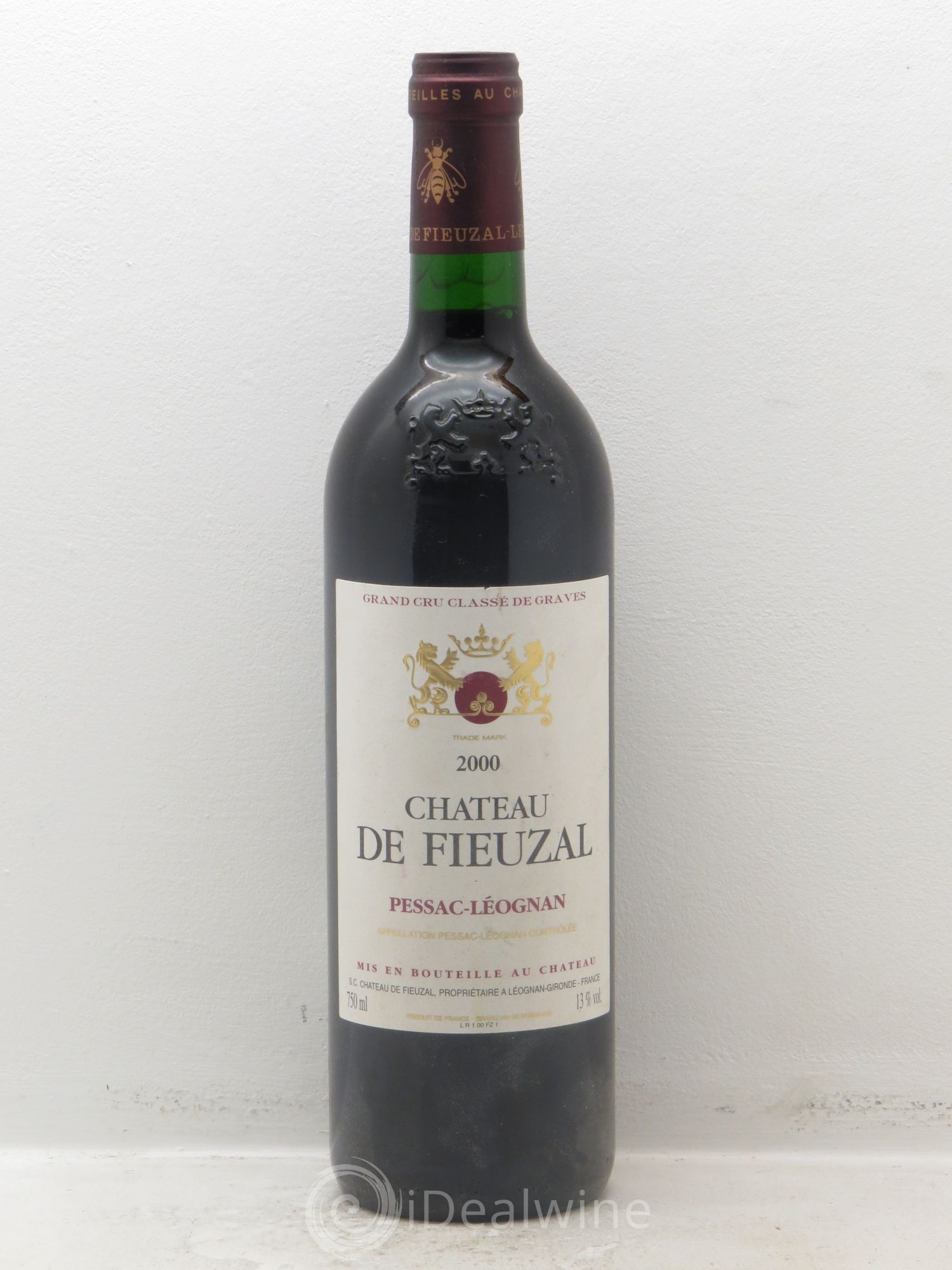 Château de Fieuzal Cru Classé de Graves 2000 - Lot de 1 bouteille - 0