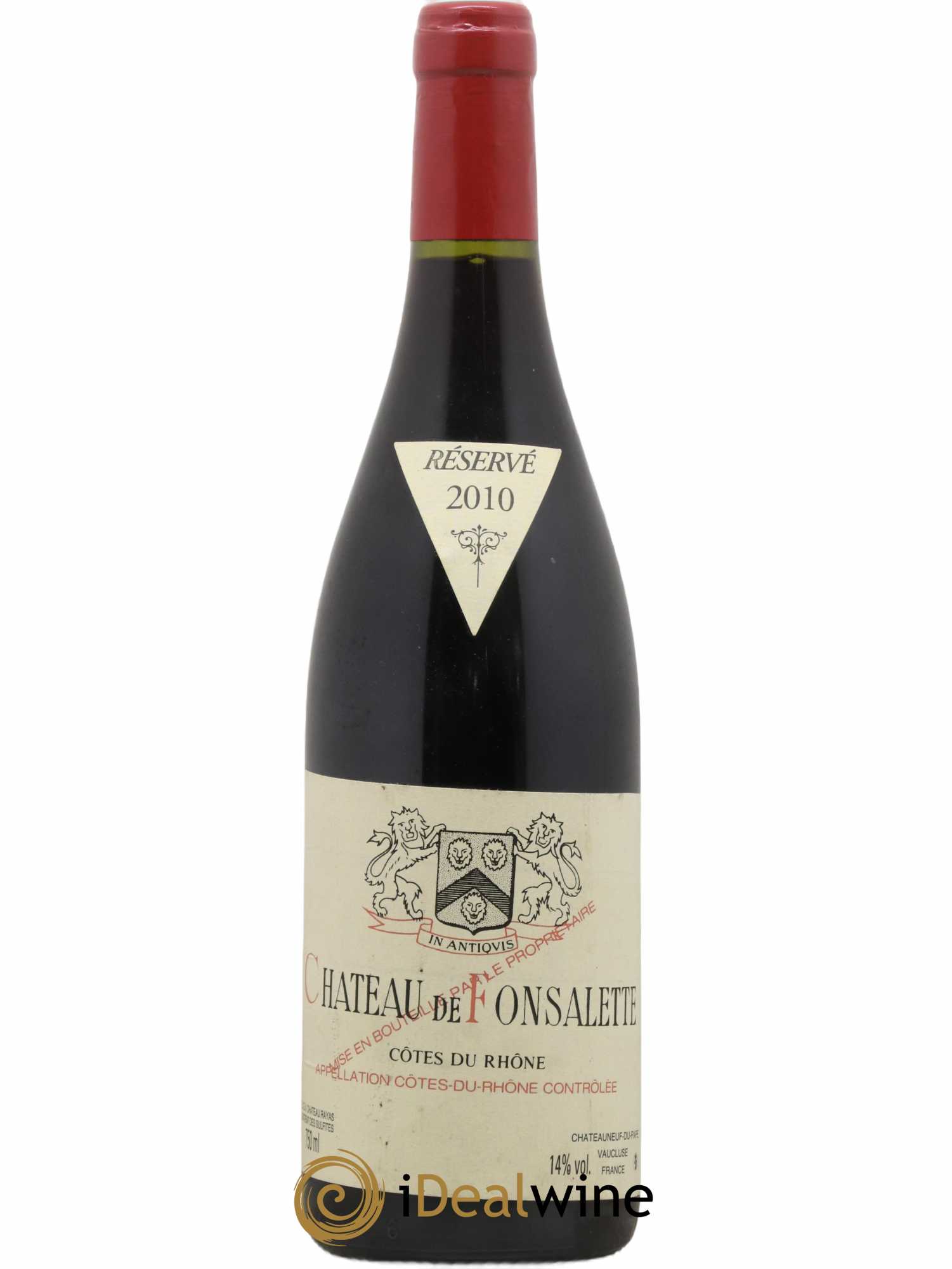 Côtes-du-Rhône Château de Fonsalette Emmanuel Reynaud 2010 - Lot de 1 bouteille - 0