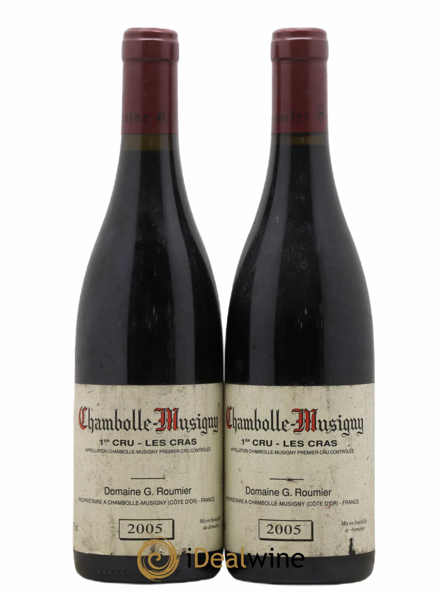 Chambolle-Musigny 1er Cru Les Cras Georges Roumier (Domaine) 2005 - Lot de 2 bouteilles - 0