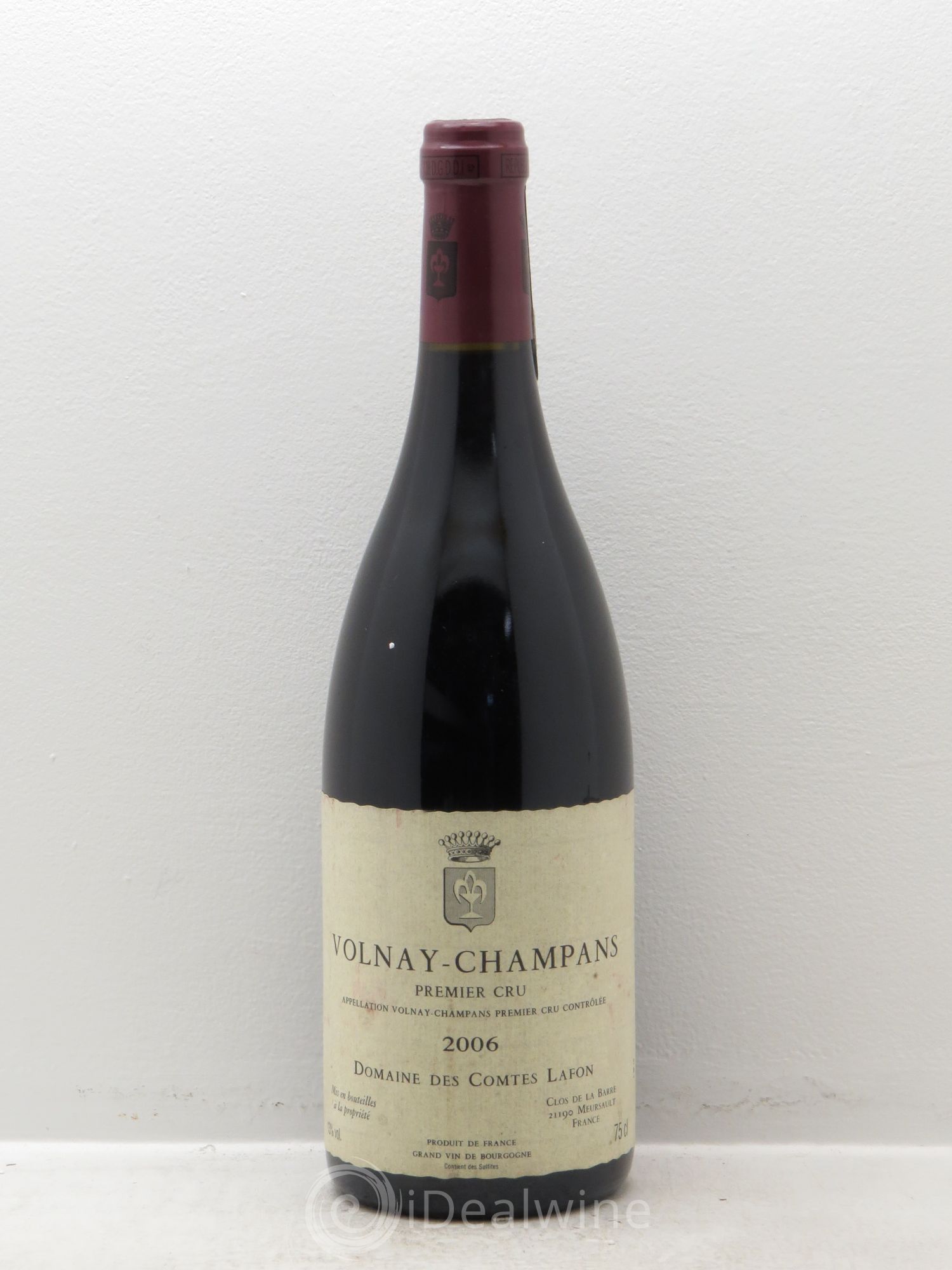Volnay 1er Cru Champans Comtes Lafon (Domaine des) 2006 - Lot de 1 bouteille - 0