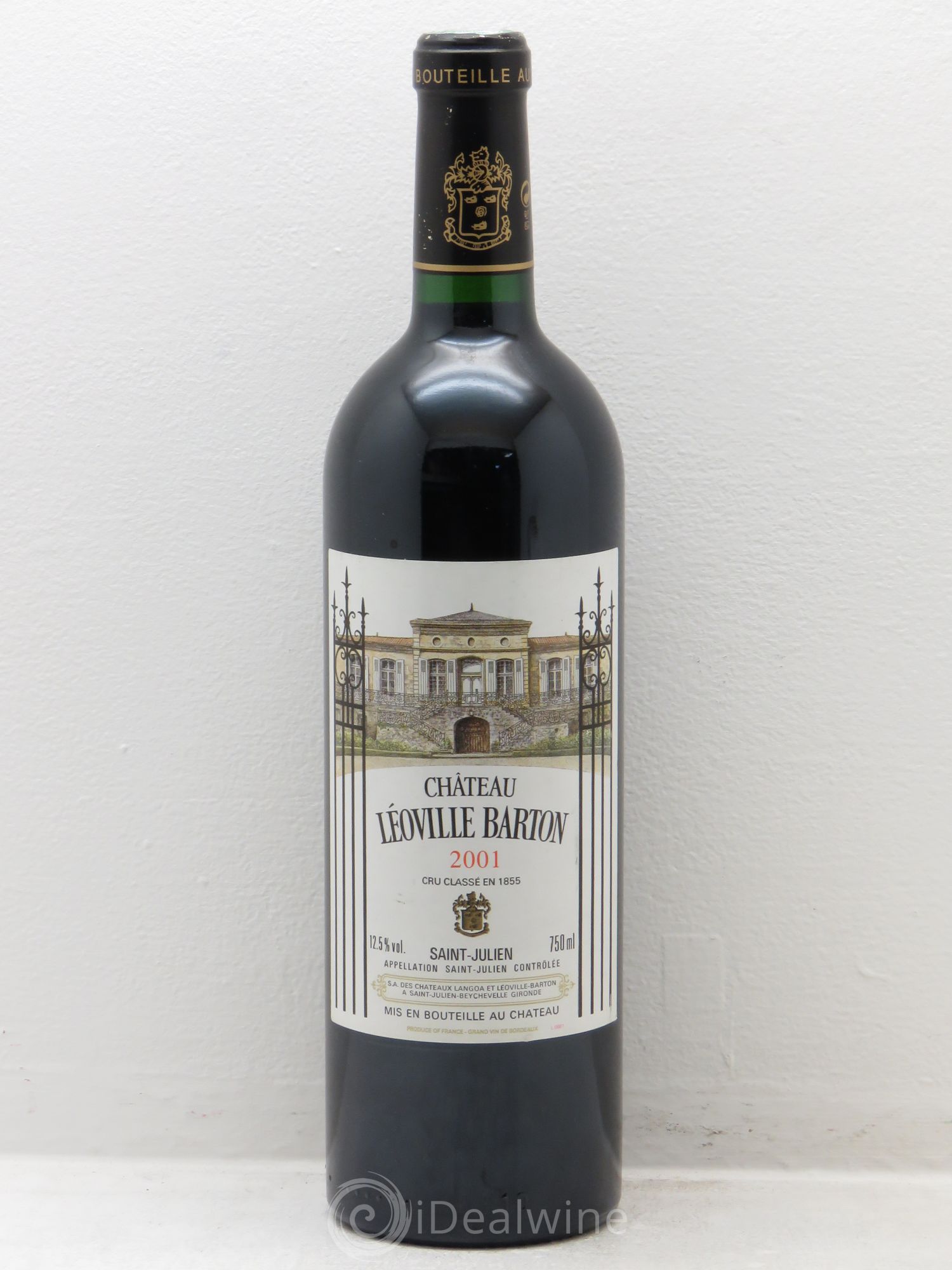 Château Léoville Barton 2ème Grand Cru Classé 2001 - Lot de 1 bouteille - 0