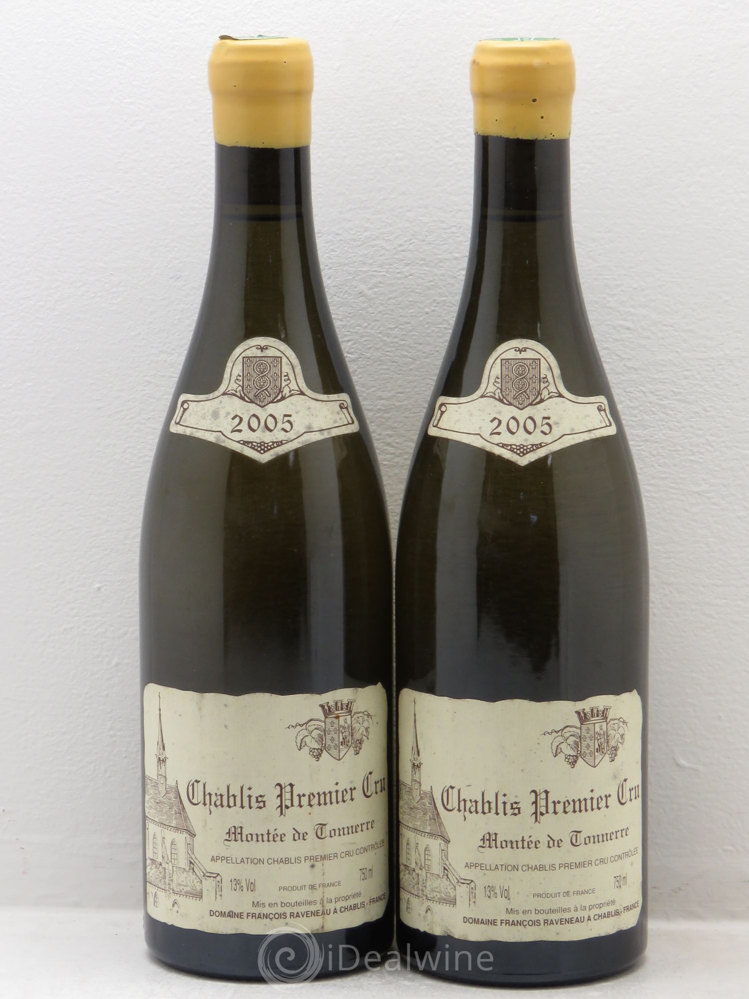 Chablis 1er Cru Montée de Tonnerre Raveneau (Domaine) 2005 - Posten von 2 Flaschen - 0