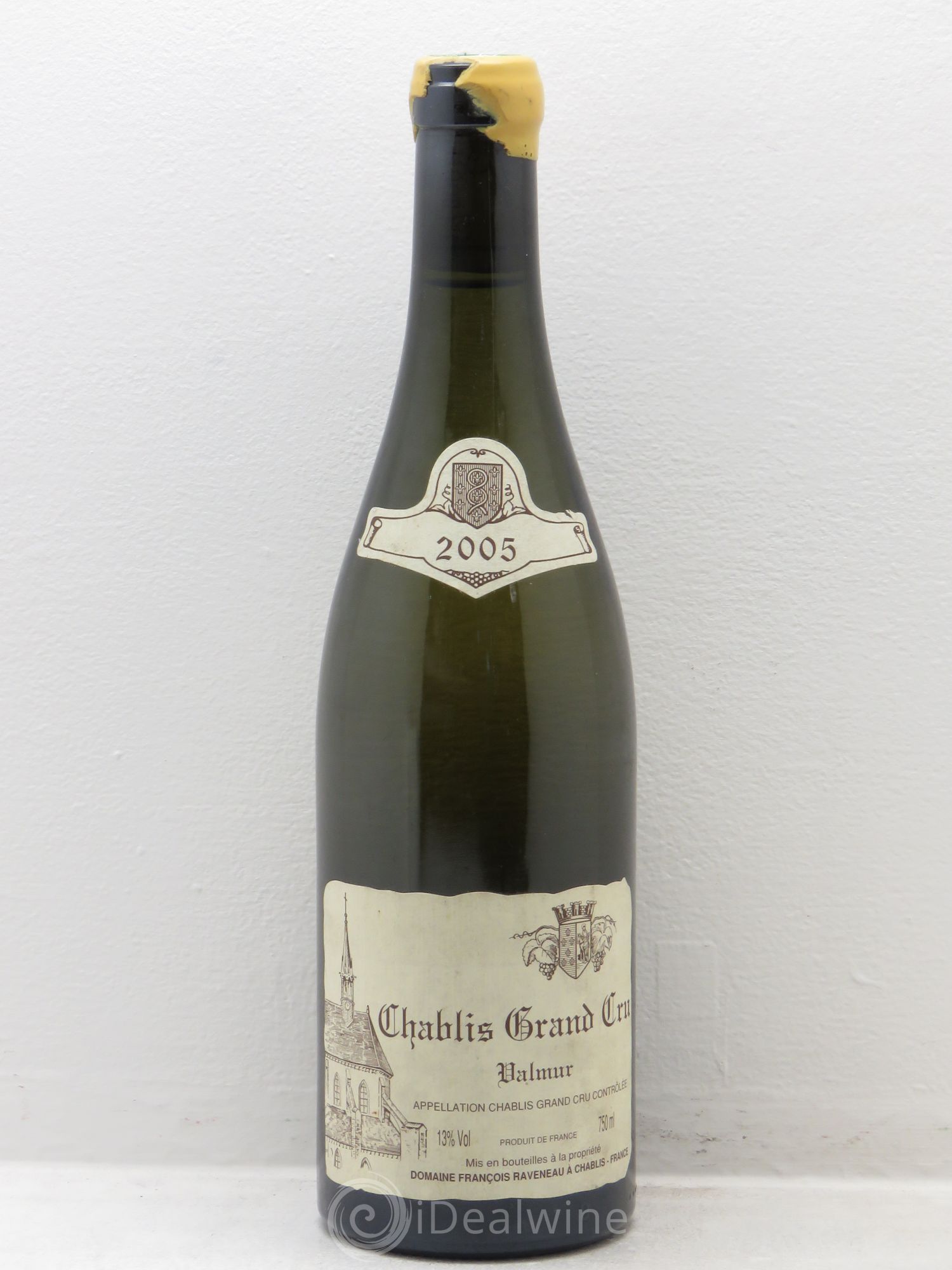 Chablis Grand Cru Valmur Raveneau (Domaine) 2005 - Lot de 1 bouteille - 0