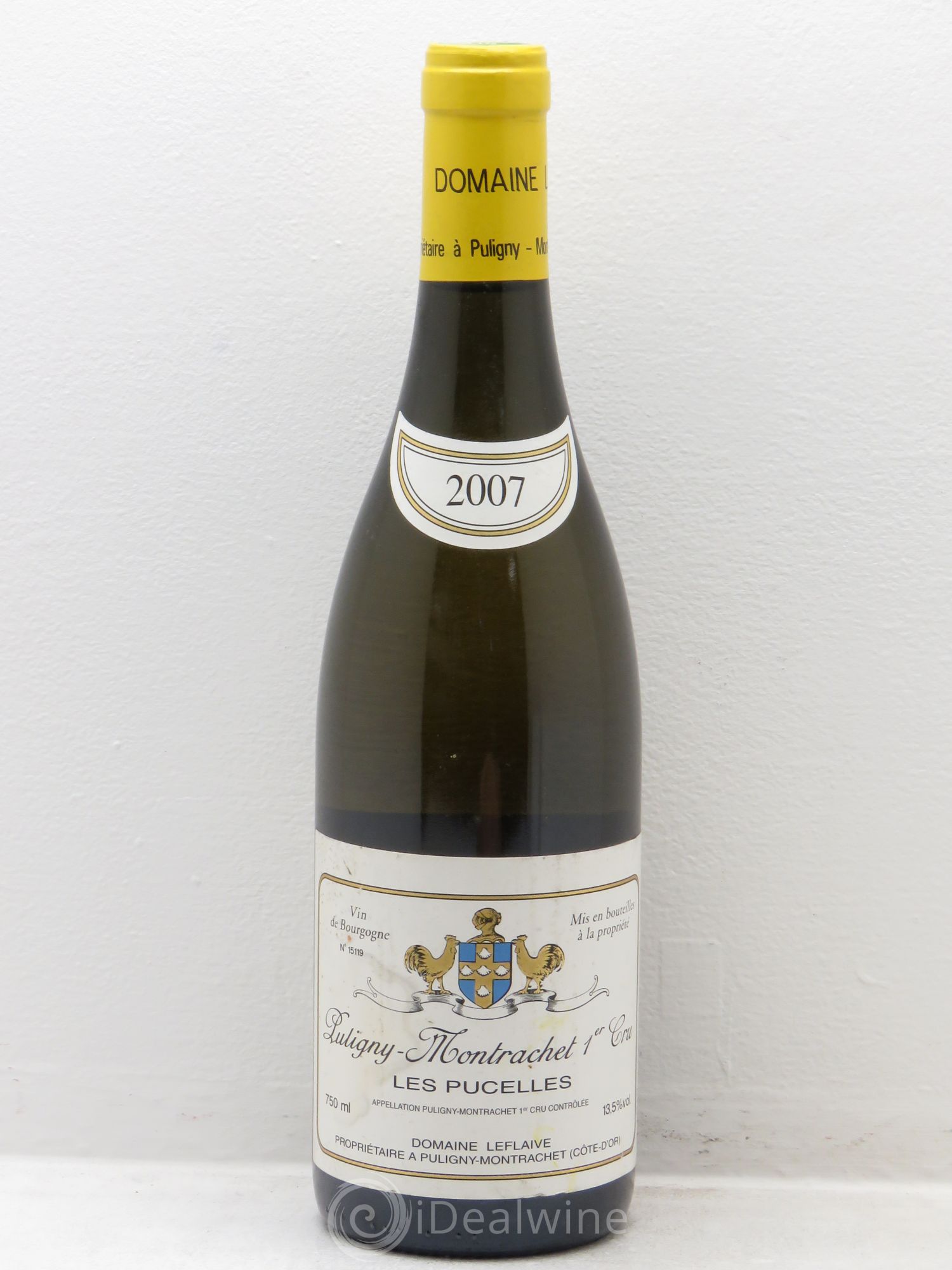 Puligny-Montrachet 1er Cru Les Pucelles Leflaive (Domaine) 2007 - Lot de 1 bouteille - 0