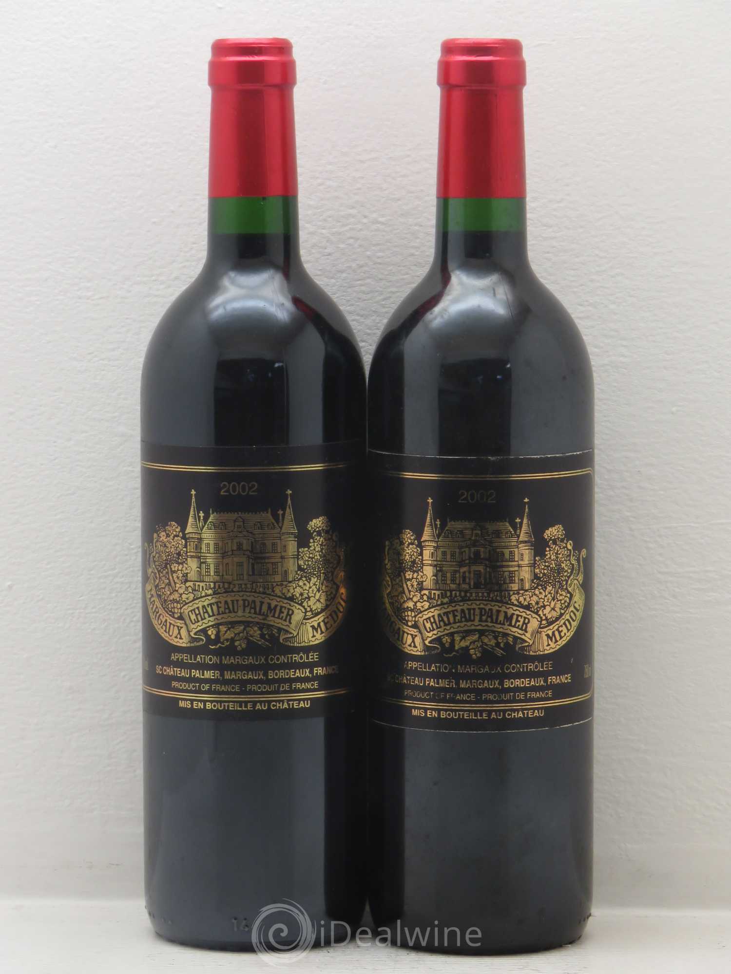 Château Palmer 3ème Grand Cru Classé 2002 - Lot de 2 bouteilles - 0