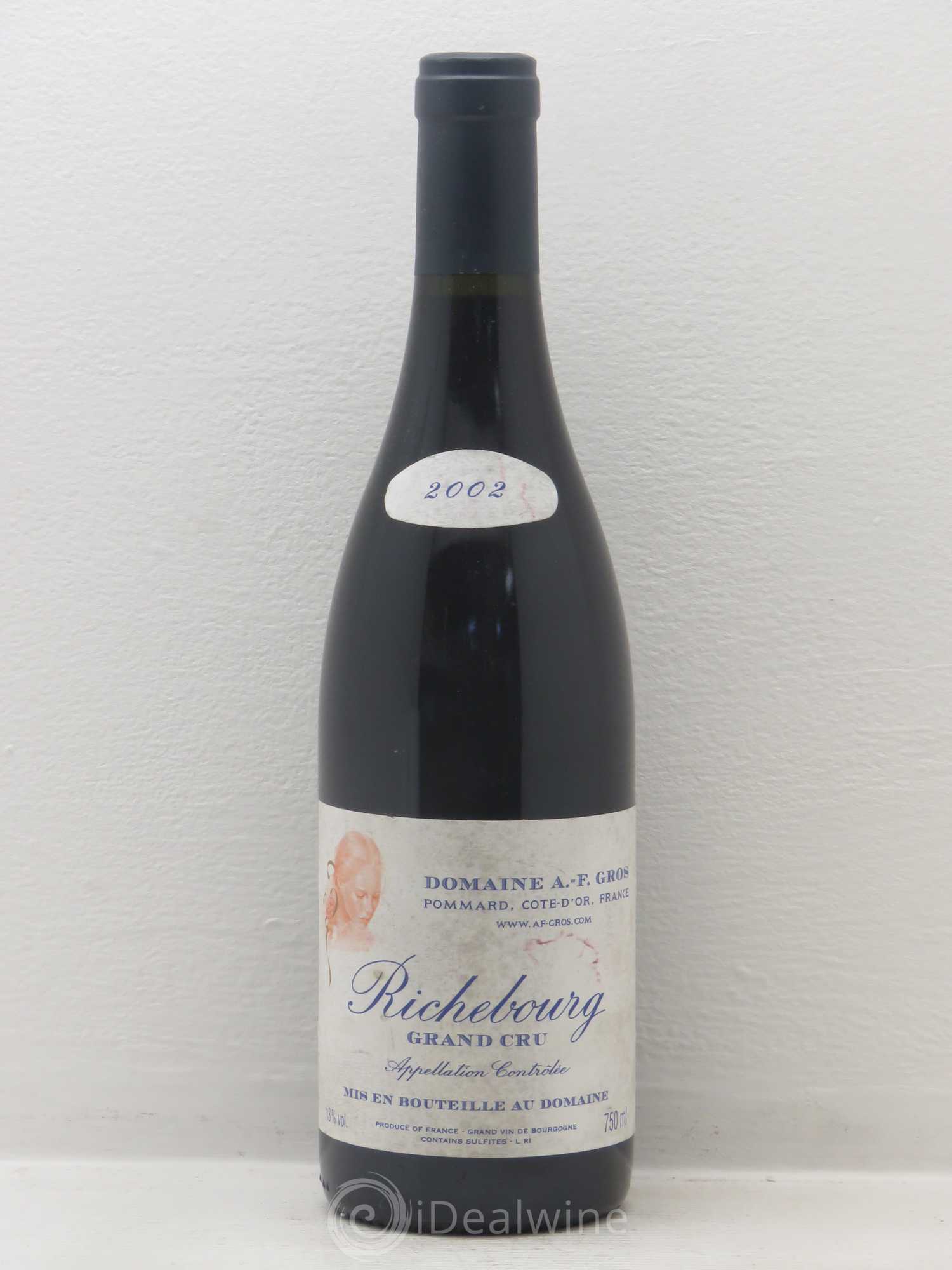Richebourg Grand Cru Anne Gros 2002 - Lot de 1 bouteille - 0