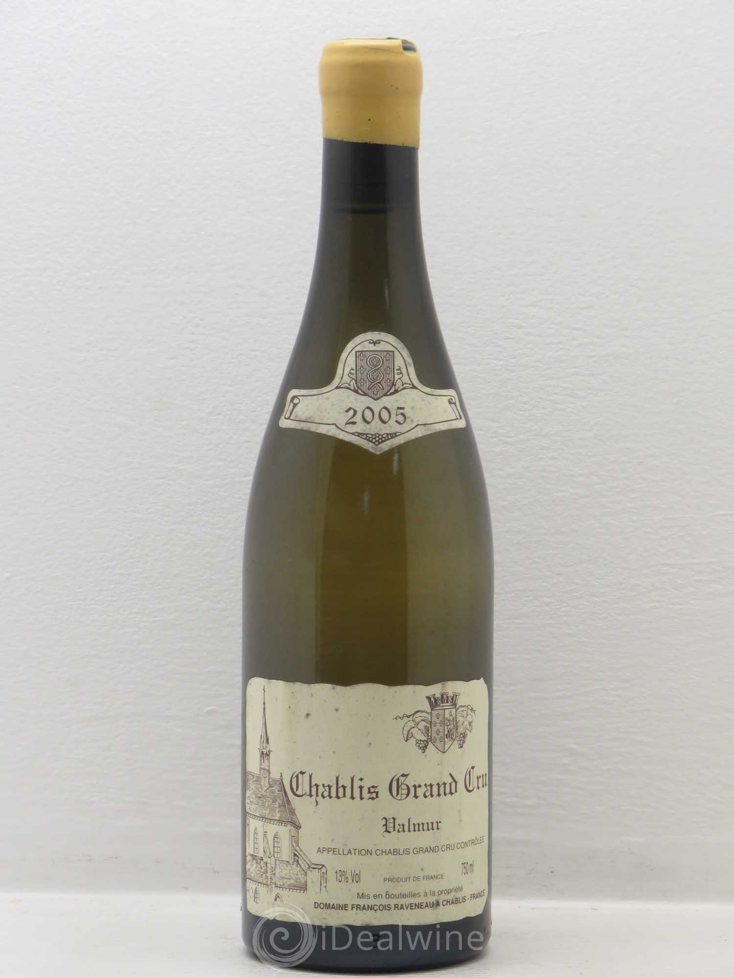 Chablis Grand Cru Valmur Raveneau (Domaine) 2005 - Lot de 1 bouteille - 0