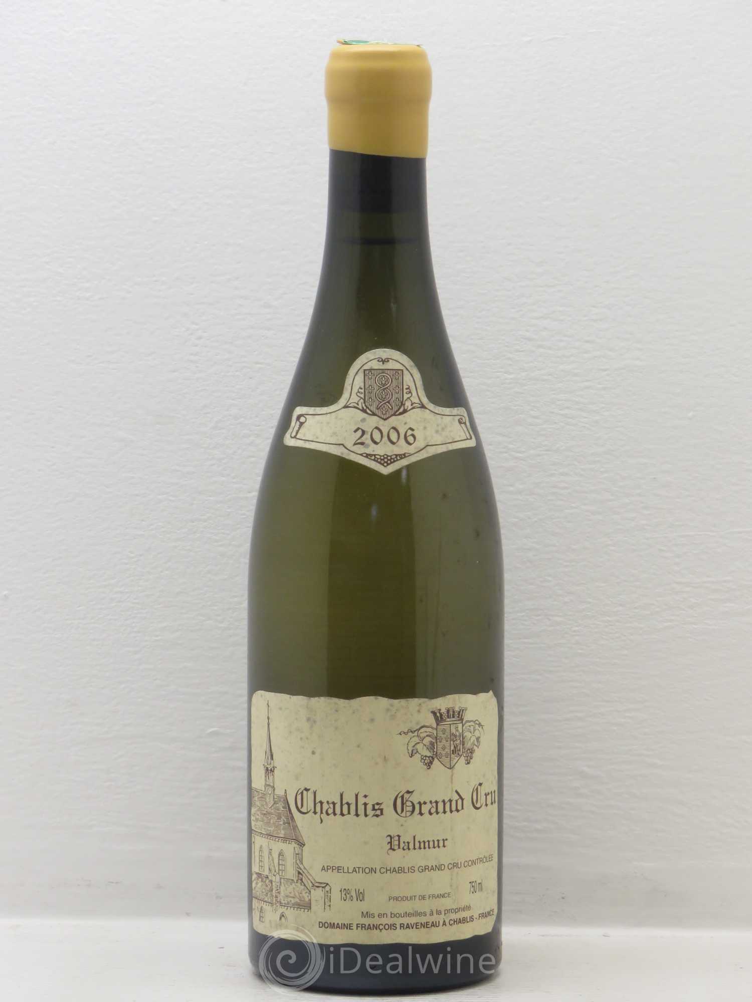 Chablis Grand Cru Valmur Raveneau (Domaine) 2006 - Lot de 1 bouteille - 0