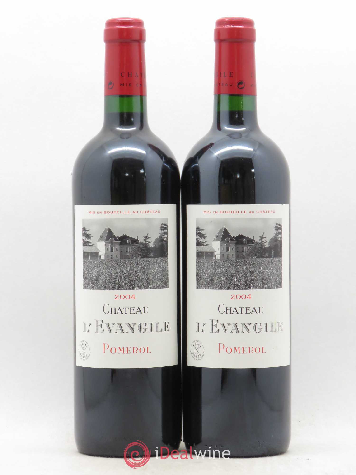 Château l' Évangile 2004 - Lot de 2 bouteilles - 0