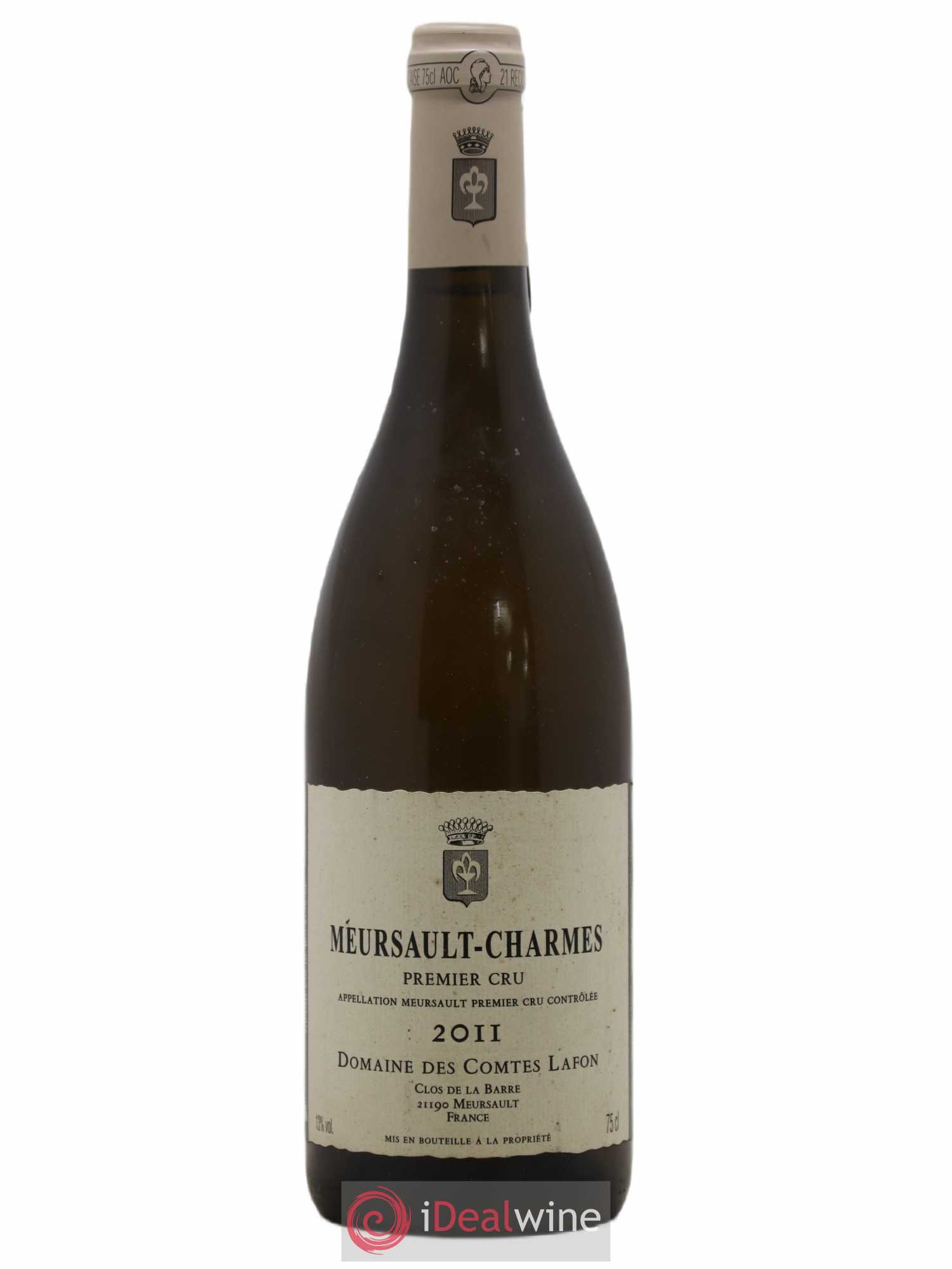 Meursault 1er Cru Charmes Comtes Lafon (Domaine des) 2011 - Lot de 1 bouteille - 0