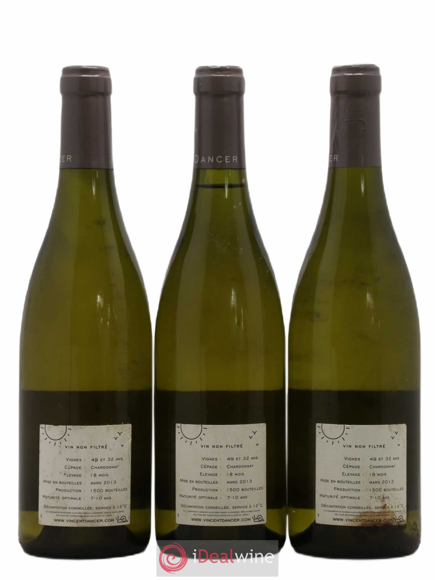 Meursault 1er Cru Perrières Vincent Dancer 2011 - Lot de 3 bouteilles - 1