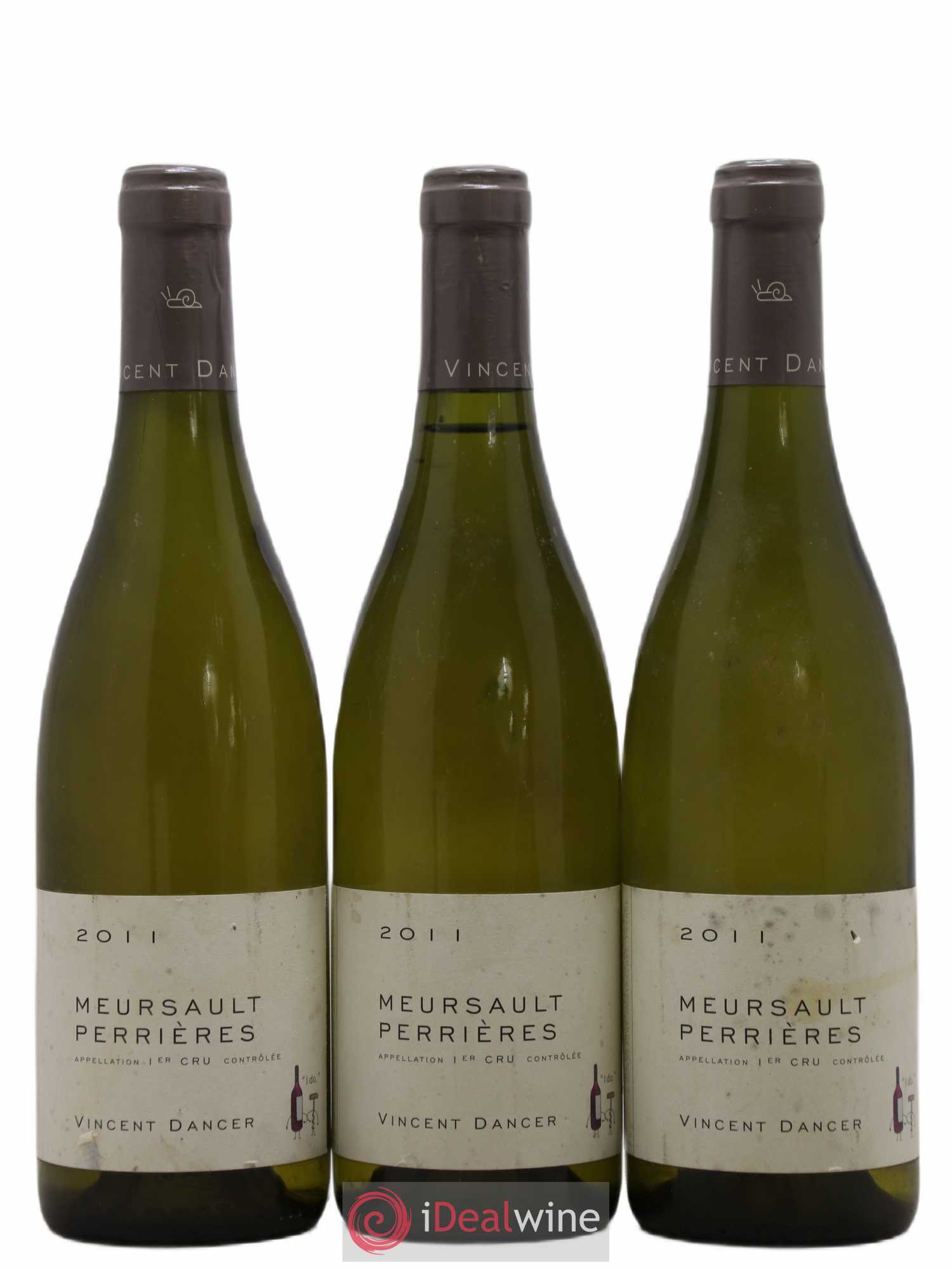 Meursault 1er Cru Perrières Vincent Dancer 2011 - Lot de 3 bouteilles - 0