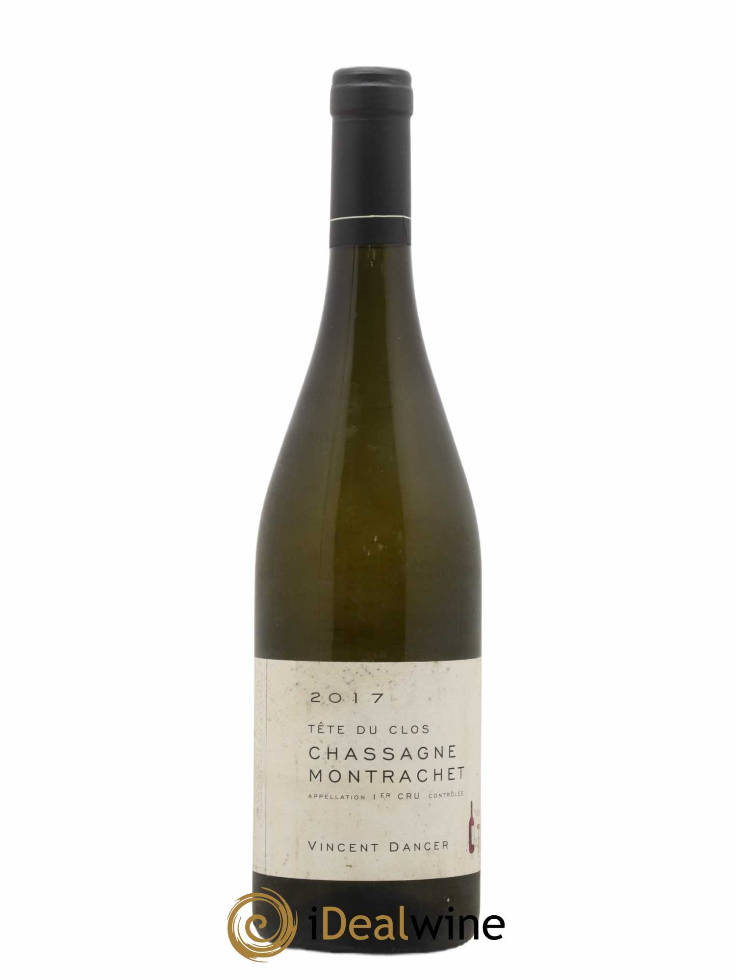 Chassagne-Montrachet 1er Cru (Morgeot) Tête du Clos Vincent Dancer 2017 - Lot de 1 bouteille - 0