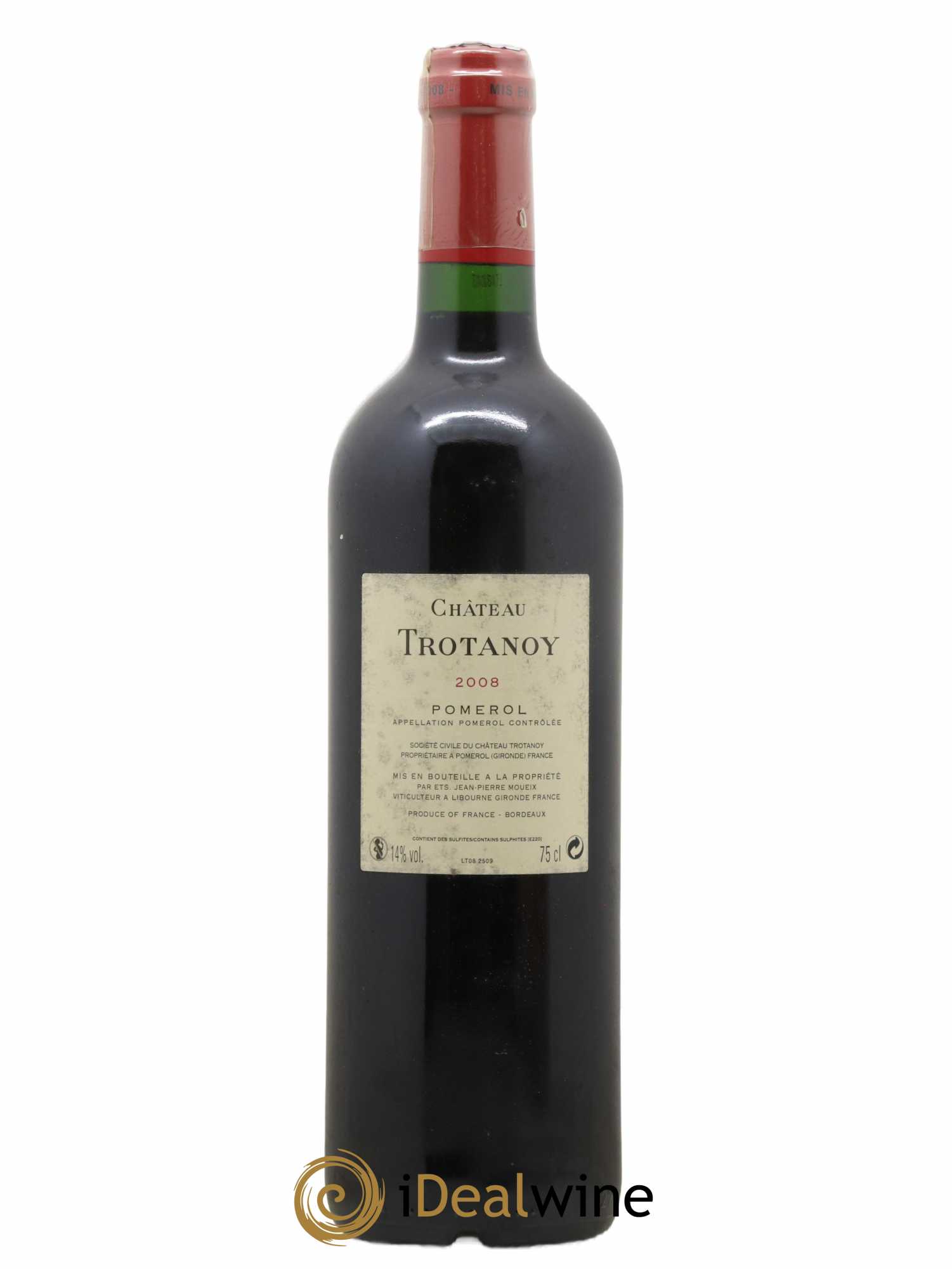 Château Trotanoy 2008 - Lot de 1 bouteille - 1