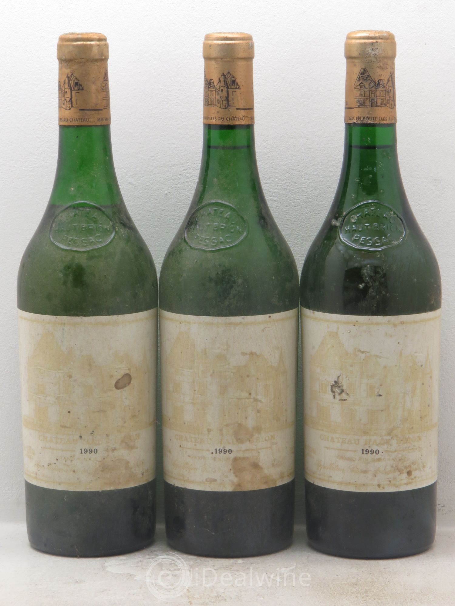 Château Haut Brion 1990 - Lot de 3 bouteilles - 0