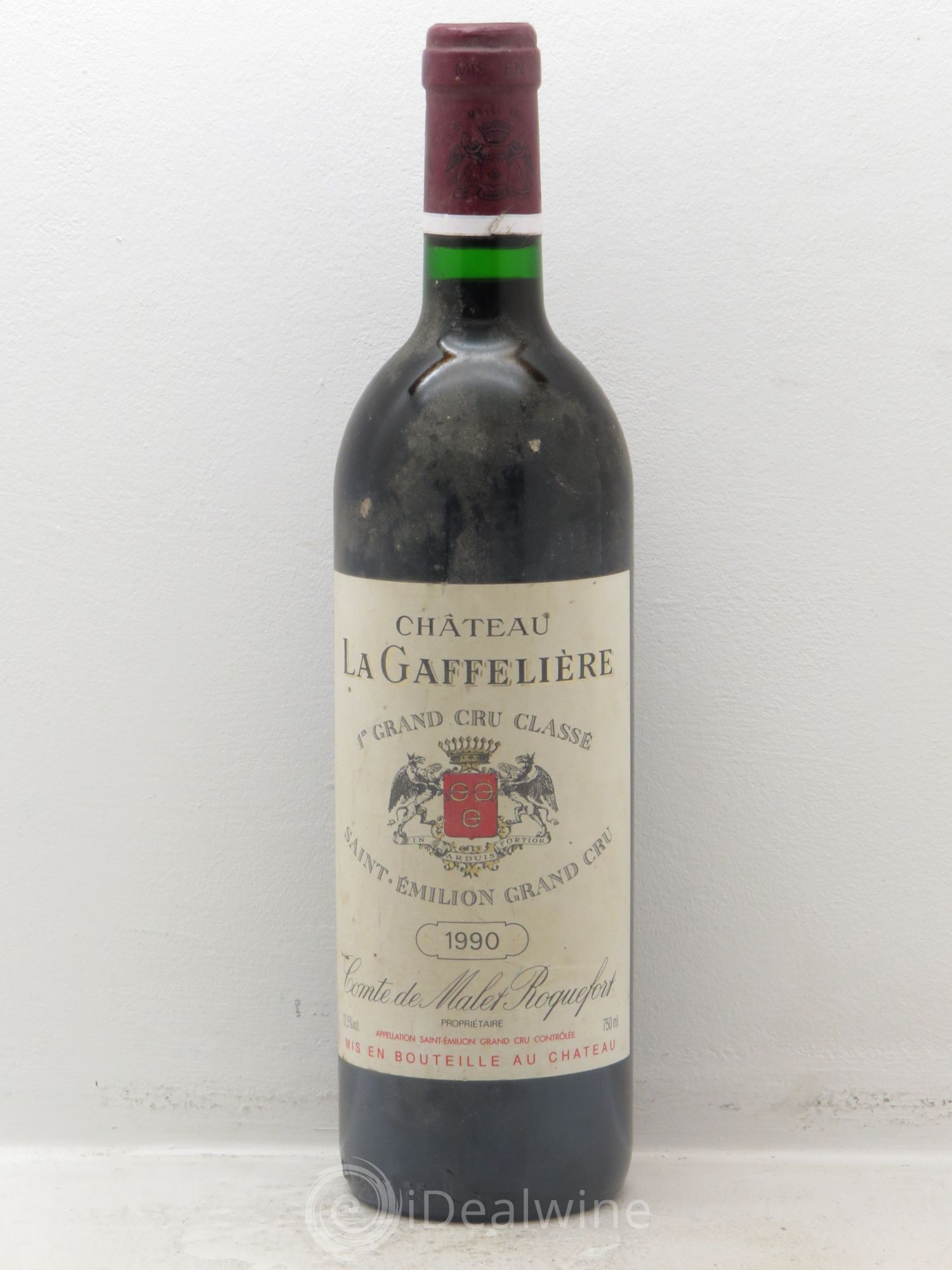 Château la Gaffelière 1er Grand Cru Classé B 1990 - Lot de 1 bouteille - 0