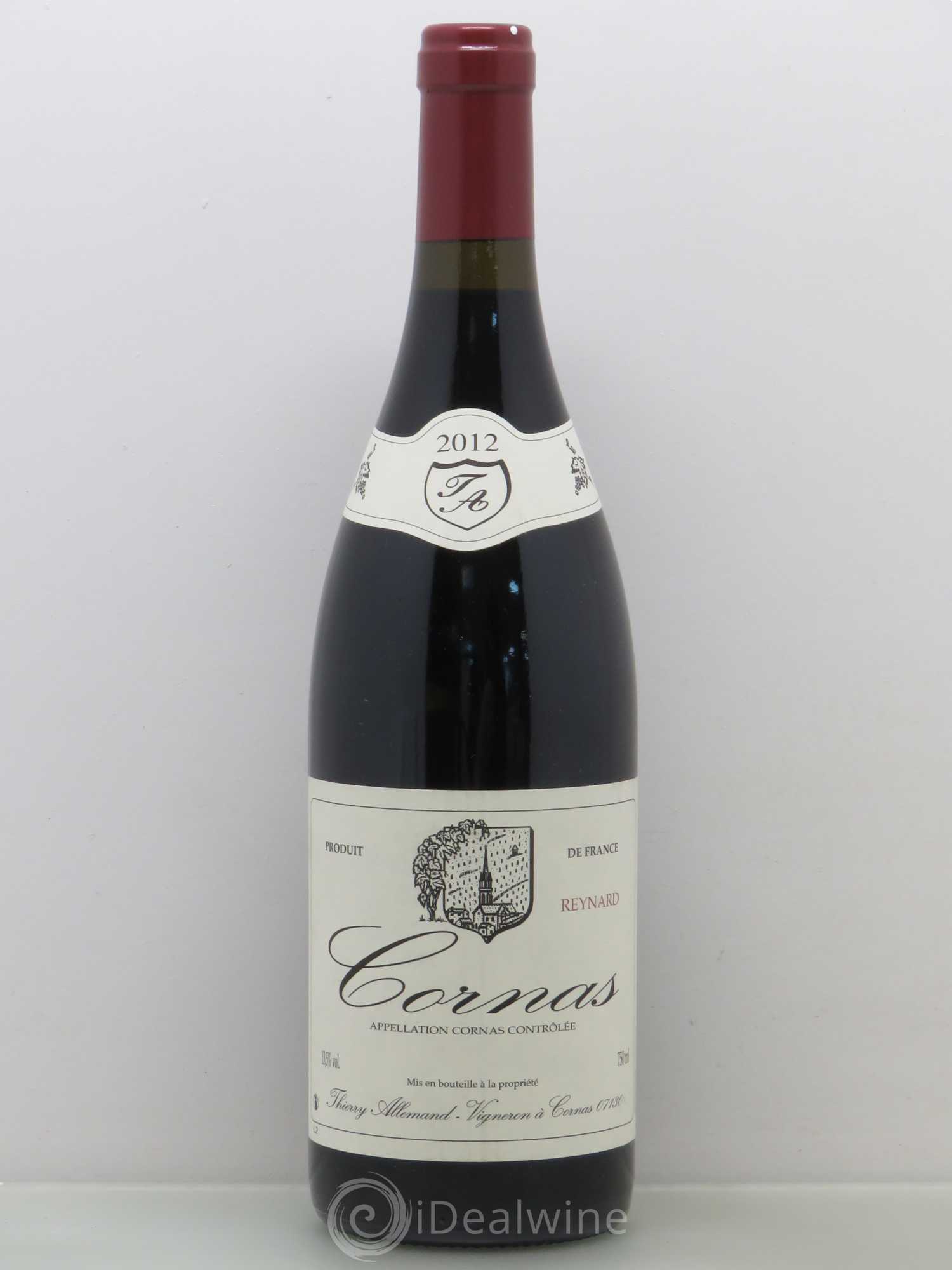 Cornas Reynard Thierry Allemand 2012 - Lot de 1 bouteille - 0