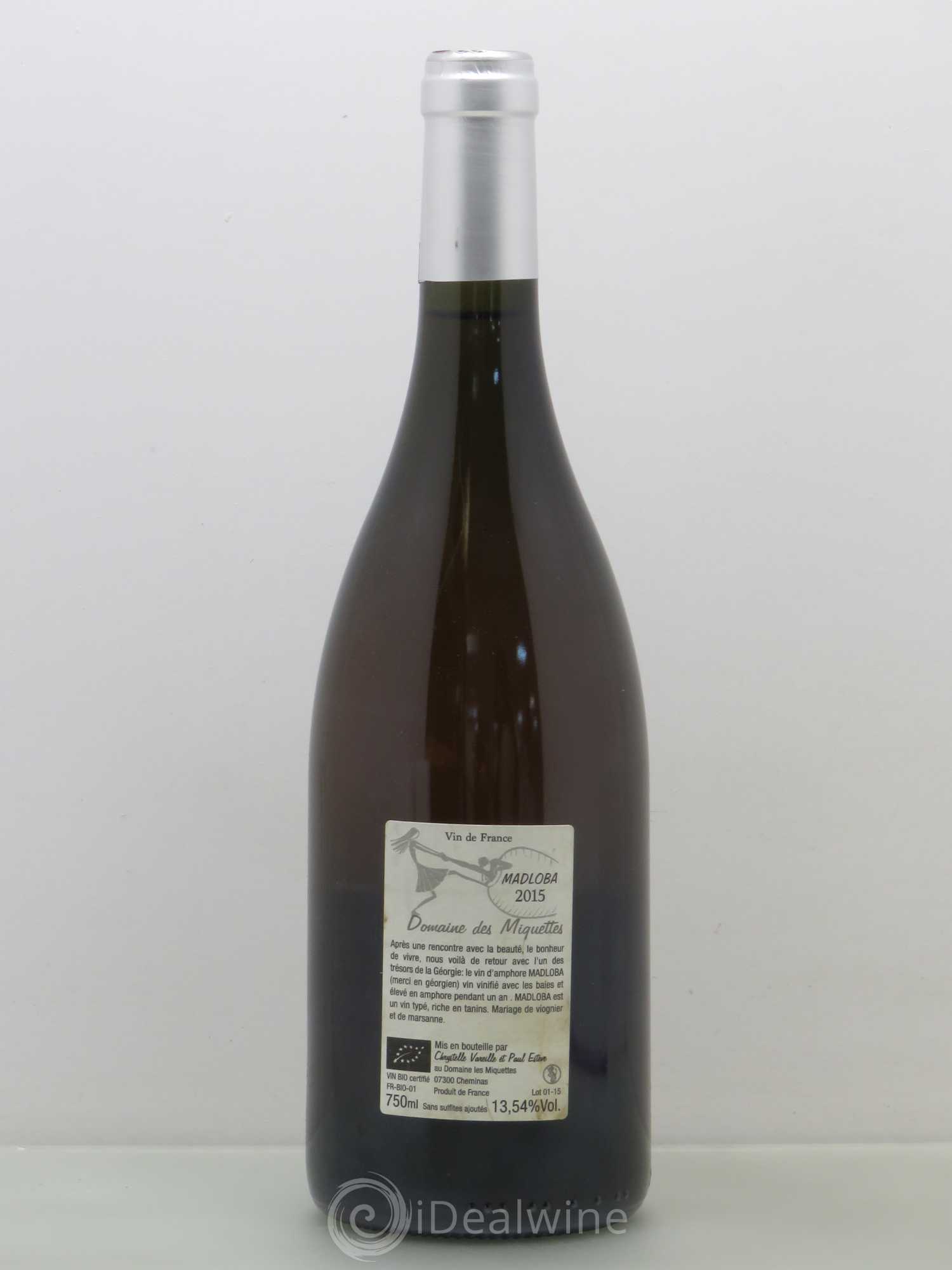 Divers Madloba Domaine des Miquettes 2015 - Posten von 1 Flasche - 1