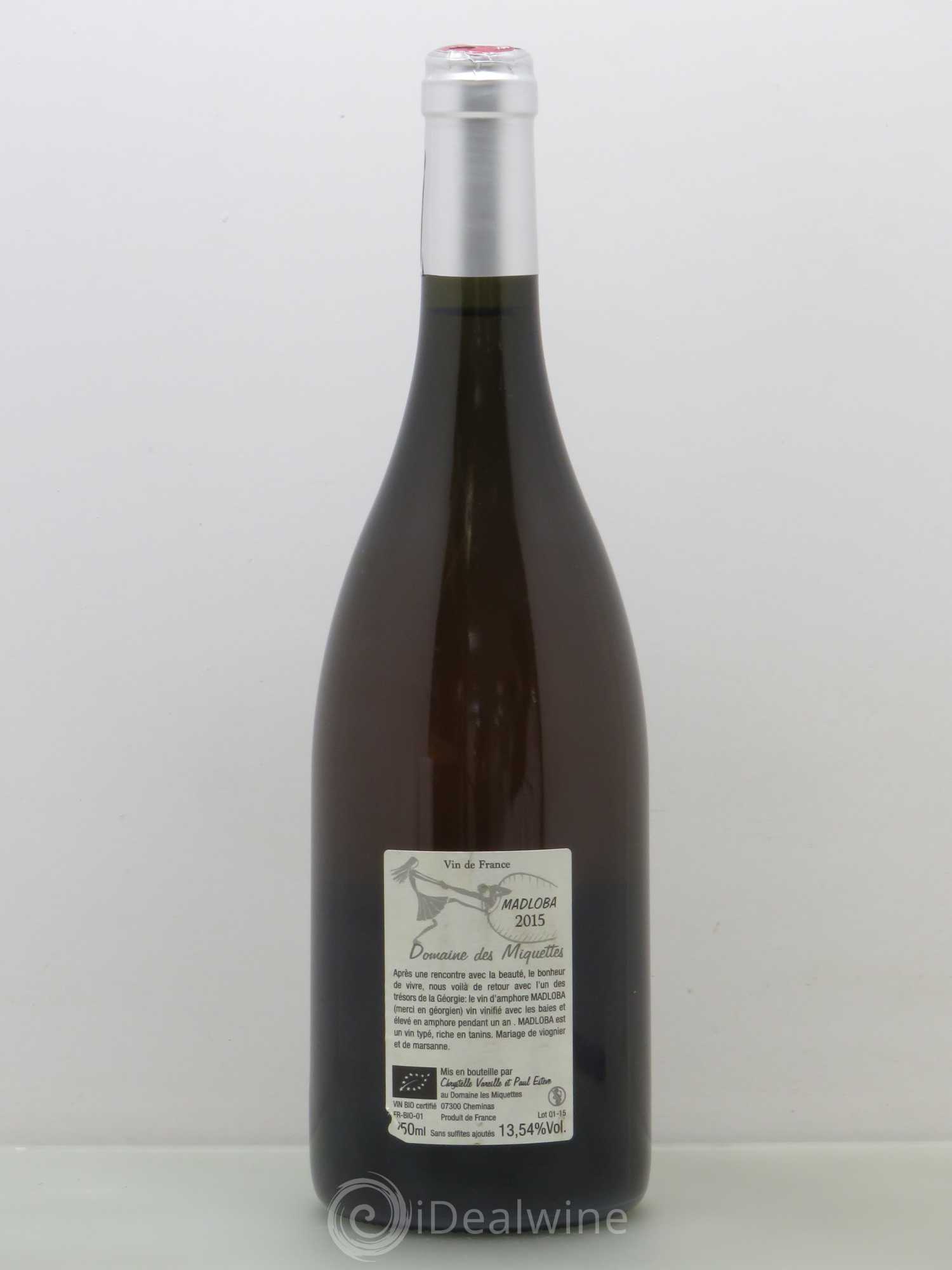 Divers Madloba Domaine des Miquettes 2015 - Posten von 1 Flasche - 1