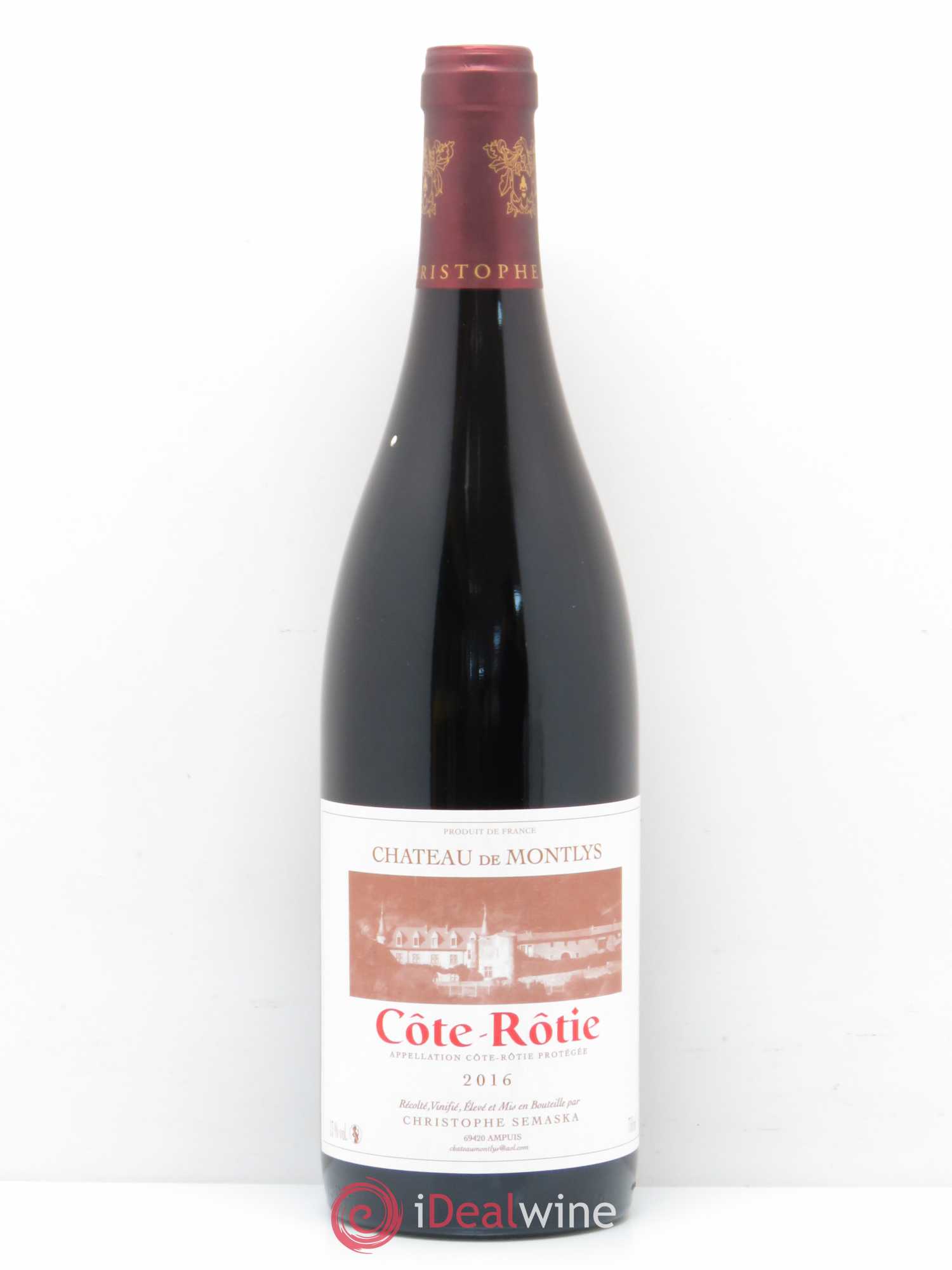 Côte-Rôtie Château de Montlys 2016 - Lot de 1 bouteille - 0
