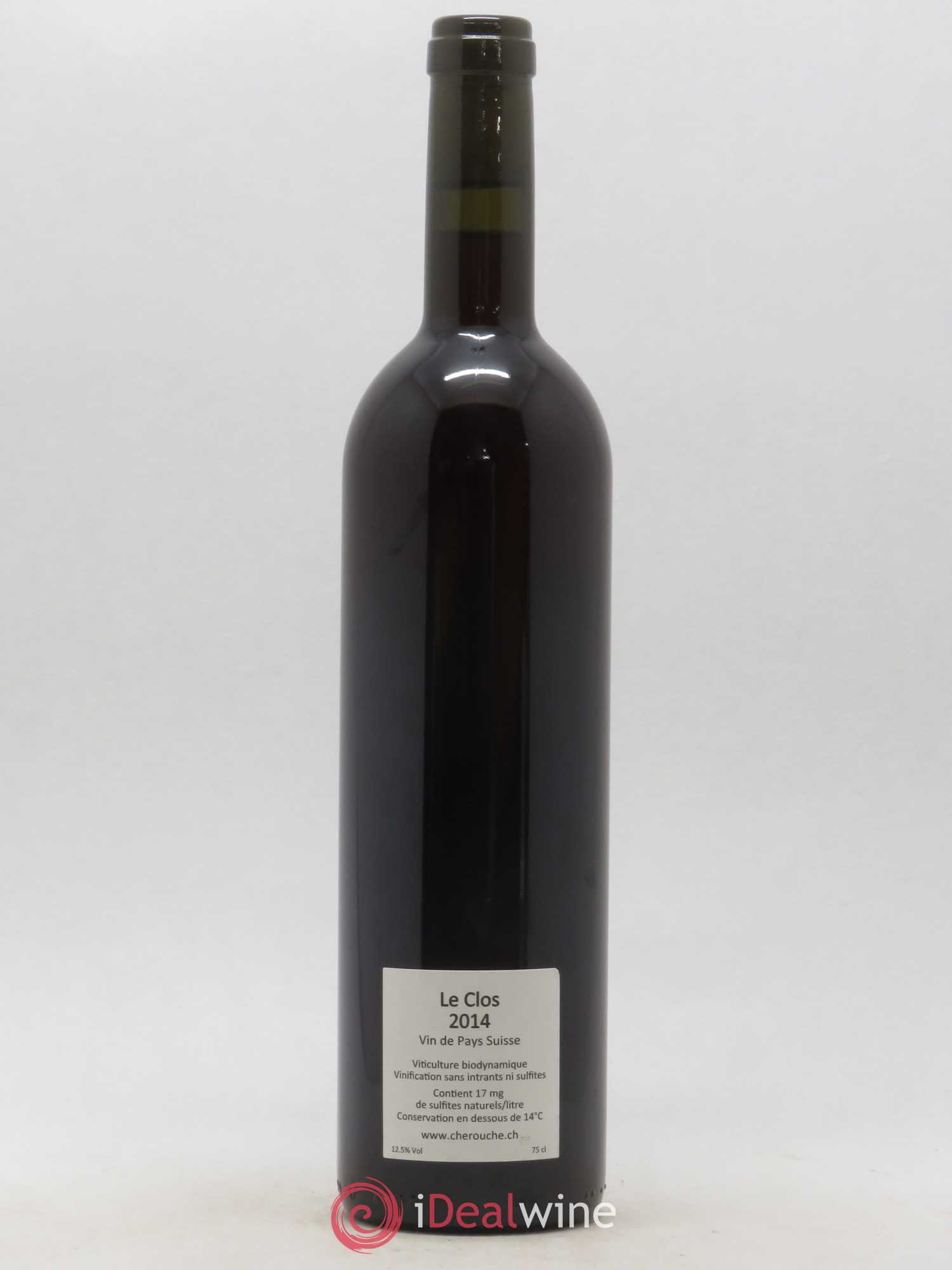 Vins Etrangers Suisse Le Clos Cherouche A.Grossman et M.Balzan 2014 - Posten von 1 Flasche - 1