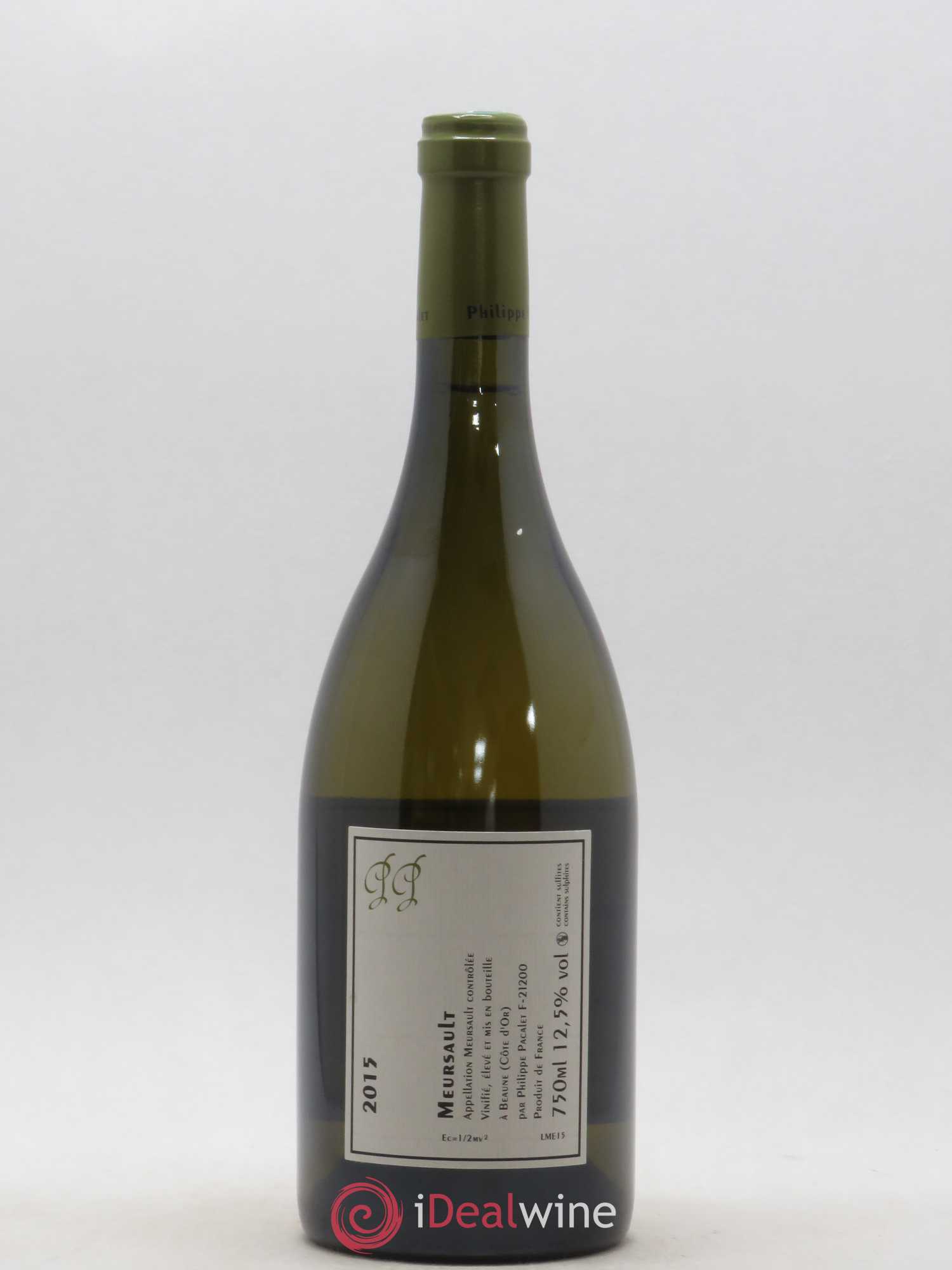 Meursault Philippe Pacalet 2015 - Lot de 1 bouteille - 1