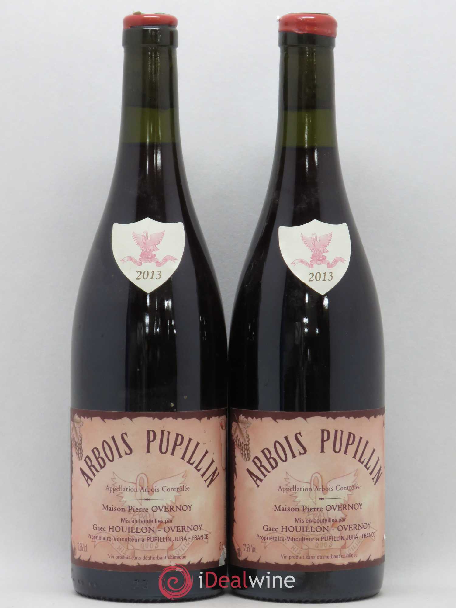 Arbois-Pupillin Poulsard (cire rouge) Overnoy-Houillon (Domaine) 2013 - Lot de 2 bouteilles - 0