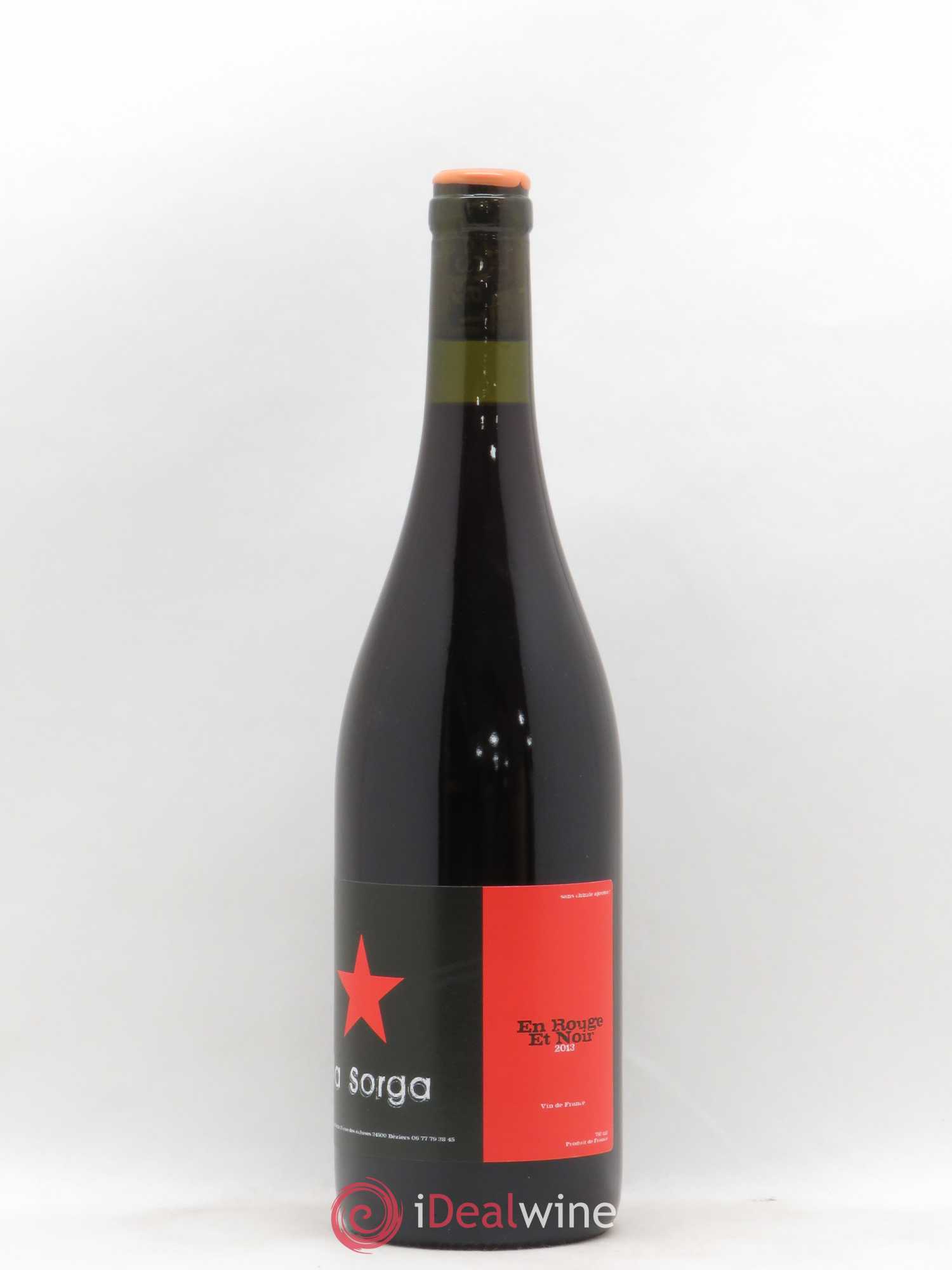 Vin de France En Rouge et Noir La Sorga 2013 - Lot de 1 bouteille - 0