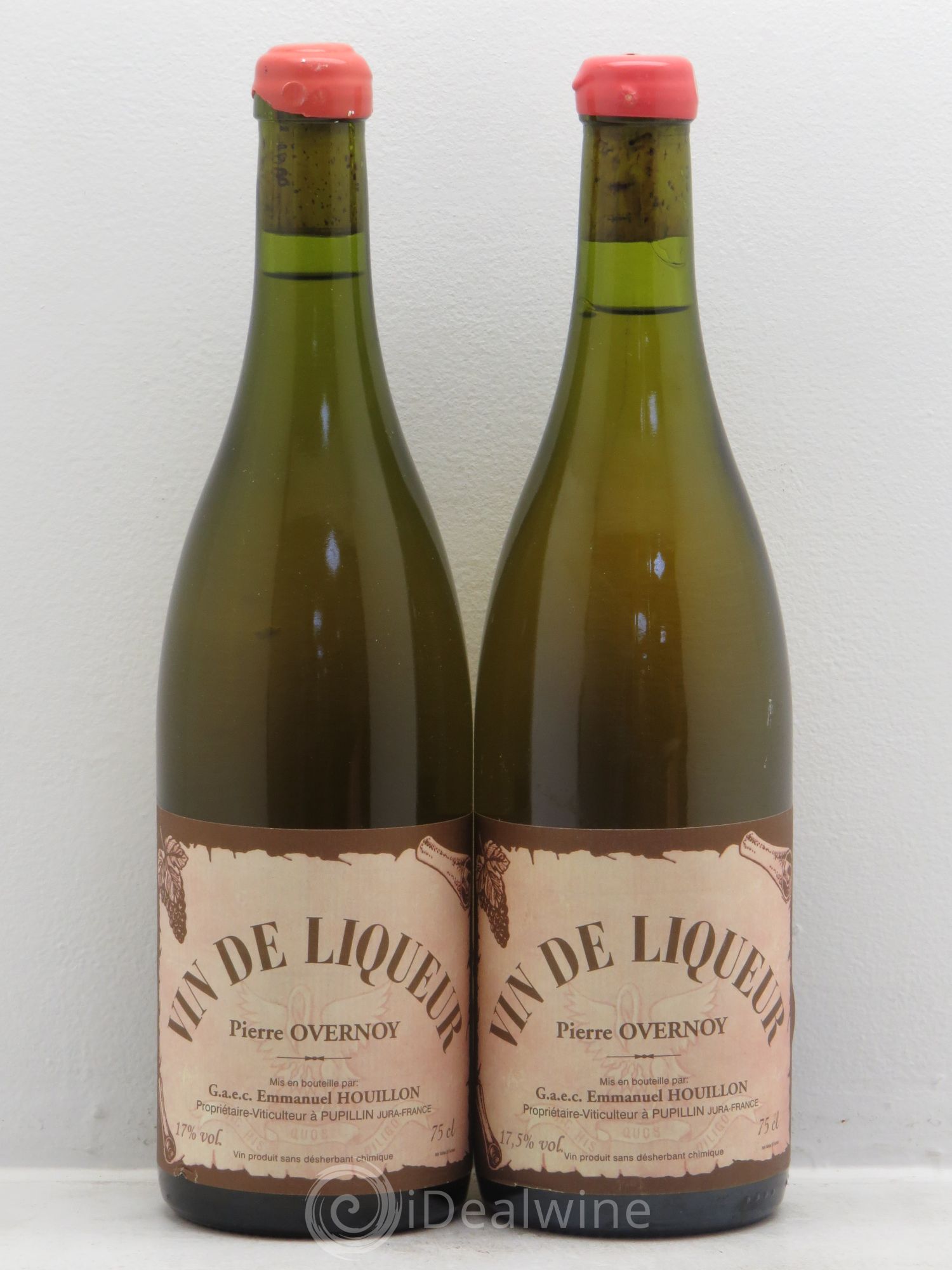 Divers Vin de liqueur Overnoy - Posten von 2 Flaschen - 0