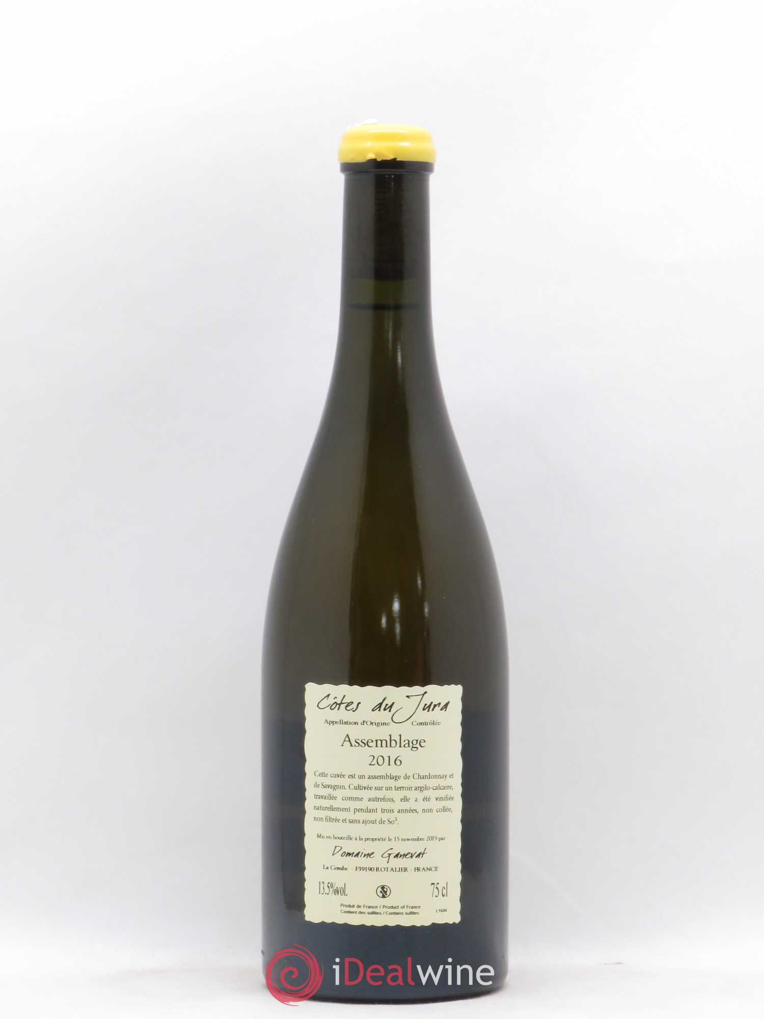 Côtes du Jura Cuvée Orégane Jean-François Ganevat (Domaine) 2016 - Lot de 1 bouteille - 1
