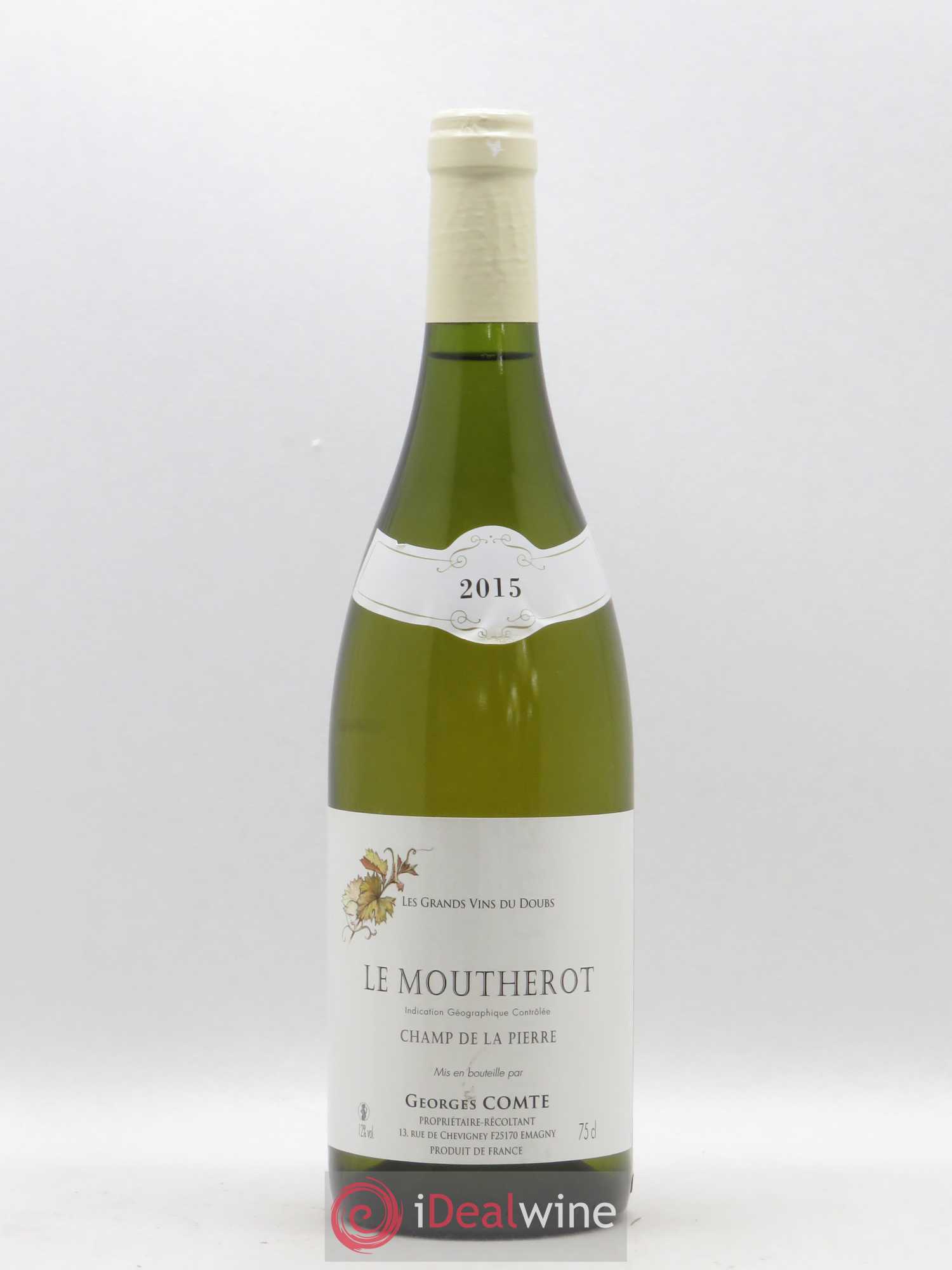 Vin de France IGP Franche-Comté Georges Comte Le Moutherot Champ de la Pierre 2015 - Posten von 1 Flasche - 0