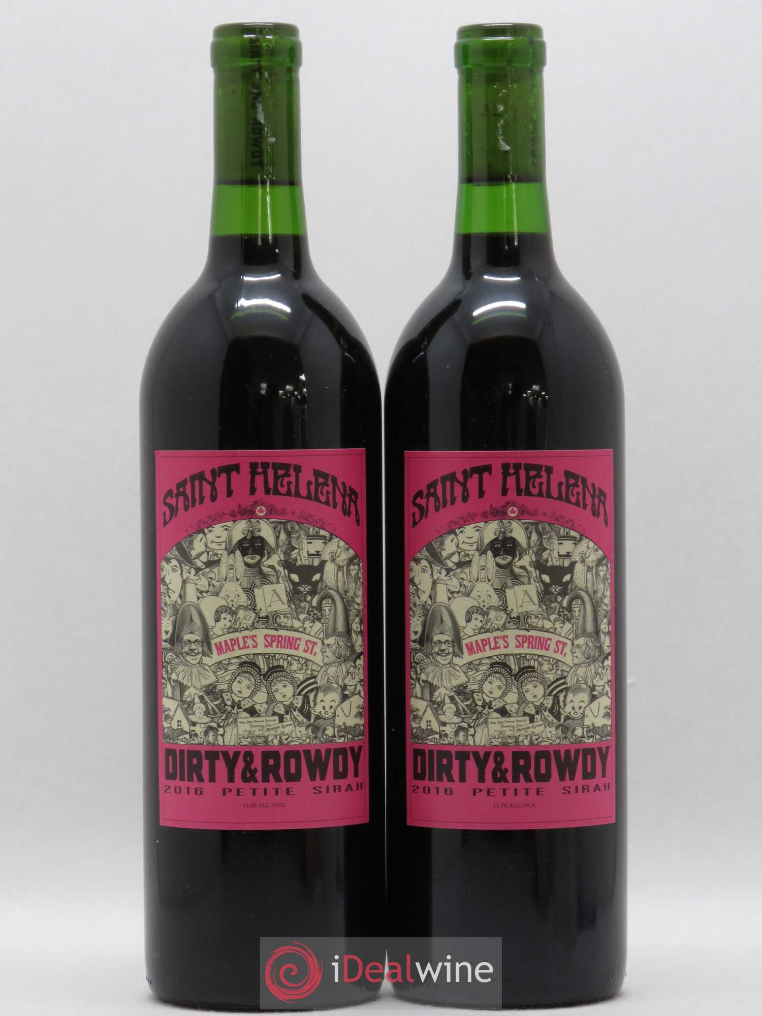USA Dirty and Rowdy Saint Helena Napa Valley Maple Spring Petite Sirah 2016 - Posten von 2 Flaschen - 0