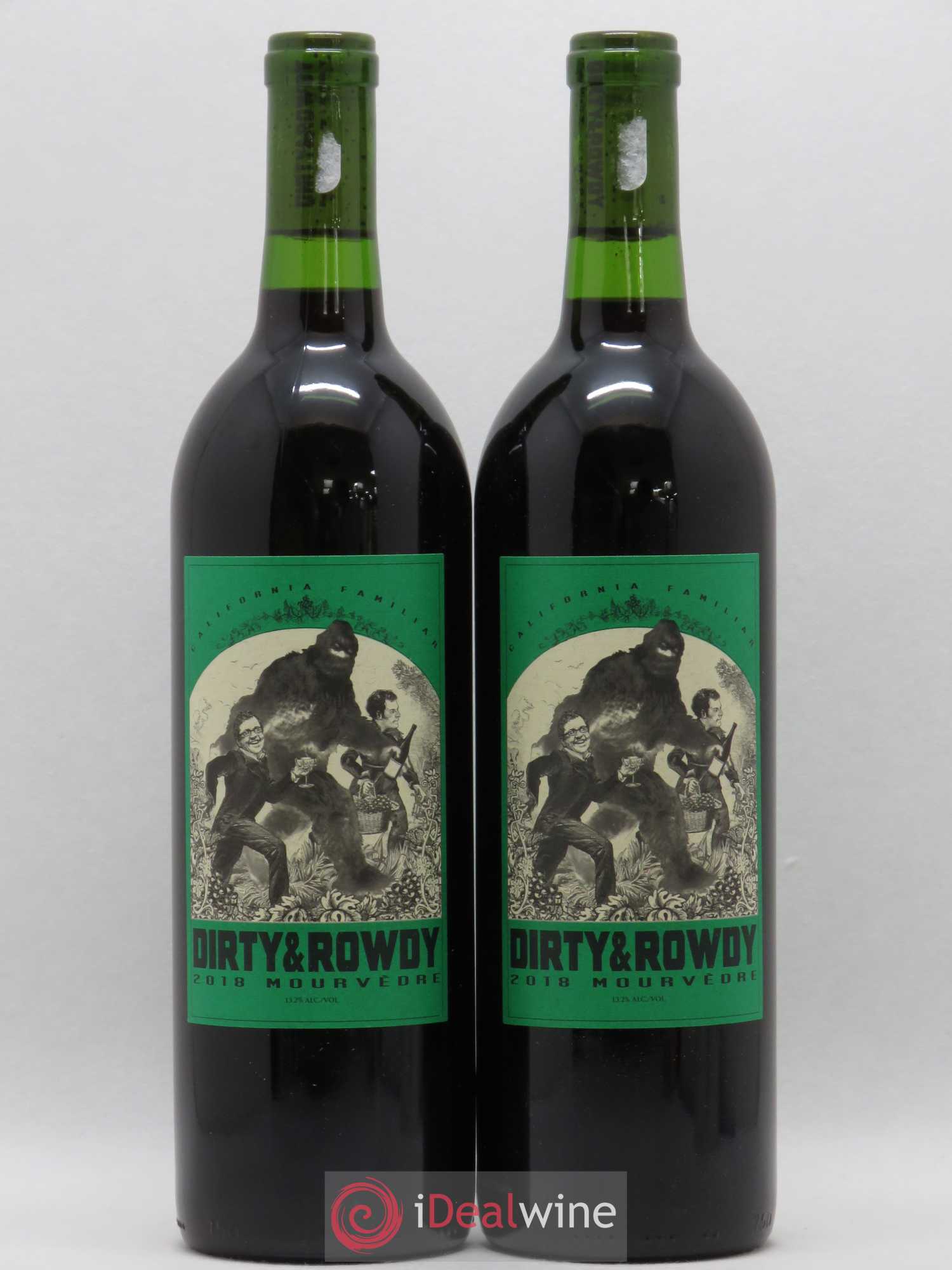 USA California Dirty and Rowdy Familiar Mourvèdre 2018 - Posten von 2 Flaschen - 0