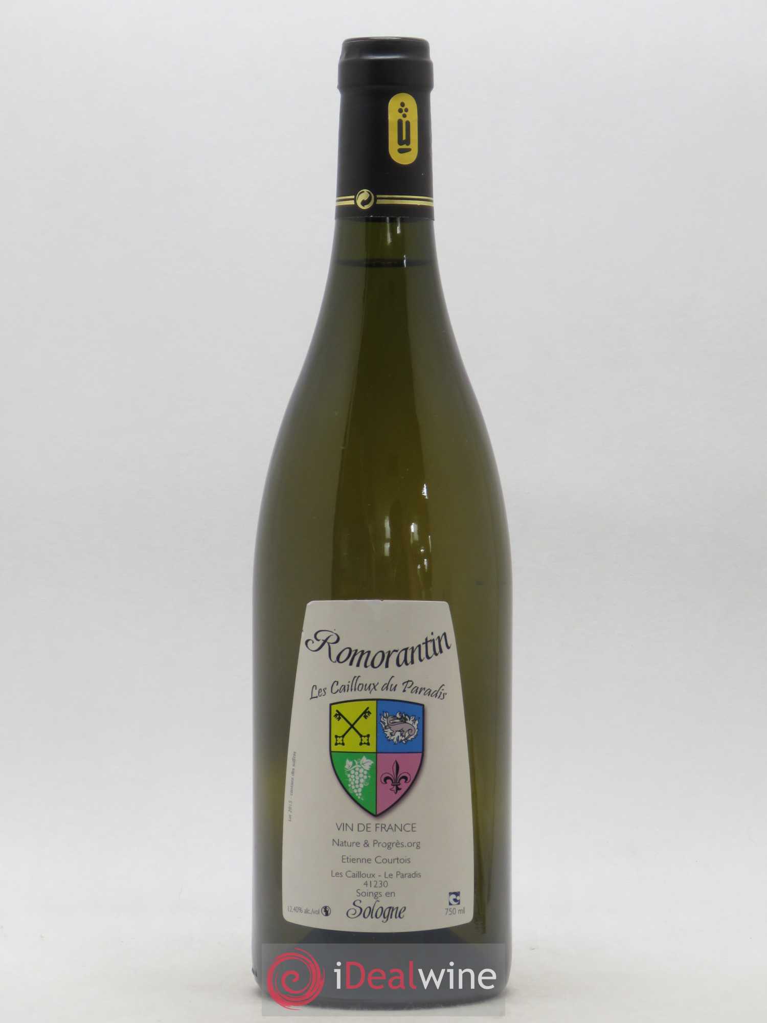 Vin de France Romorantin Les Cailloux du Paradis 2015 - Posten von 1 Flasche - 0