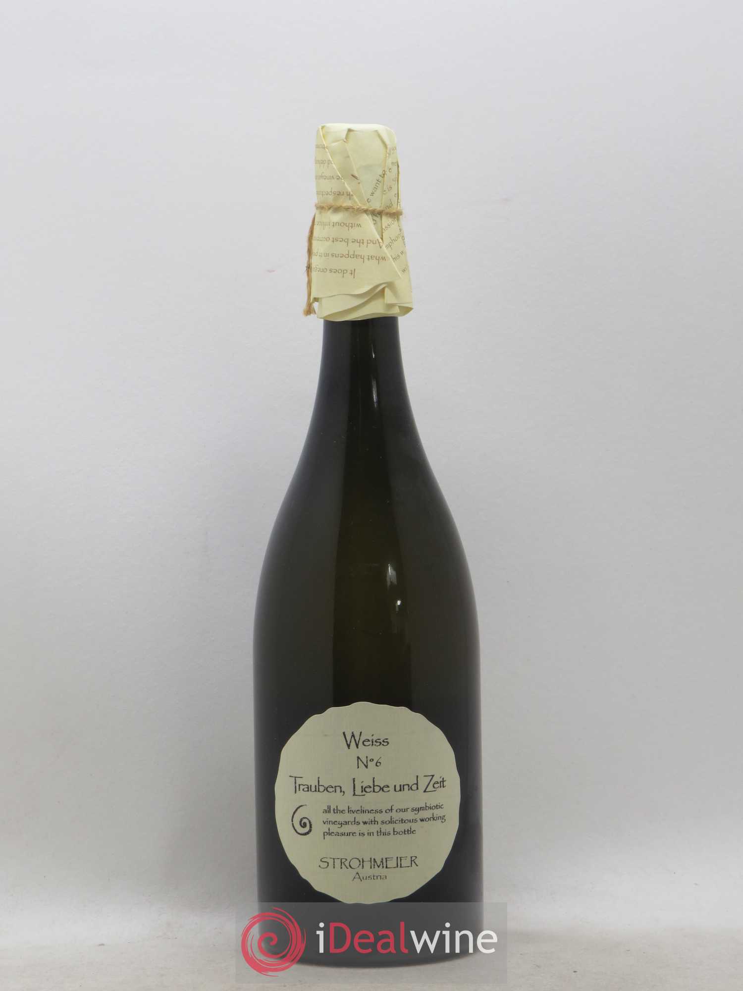 Autriche Landwein Steirerland Trauben Liebe und Zeit Weiss Numéro 6 Strohmeier 2013 - Posten von 1 Flasche - 0