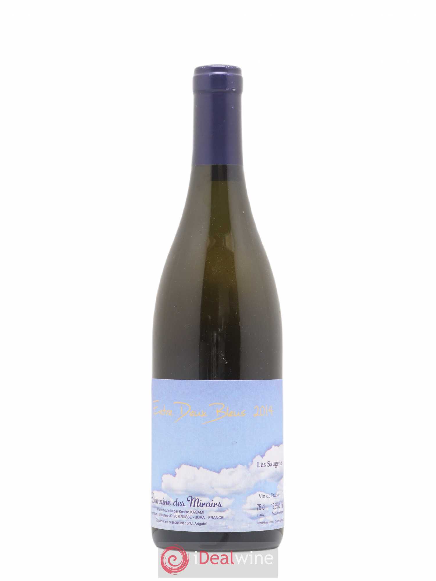 Vin de France Entre Deux Bleus Les saugettes Kenjiro Kagami - Domaine des Miroirs 2014 - Lot de 1 bouteille - 0