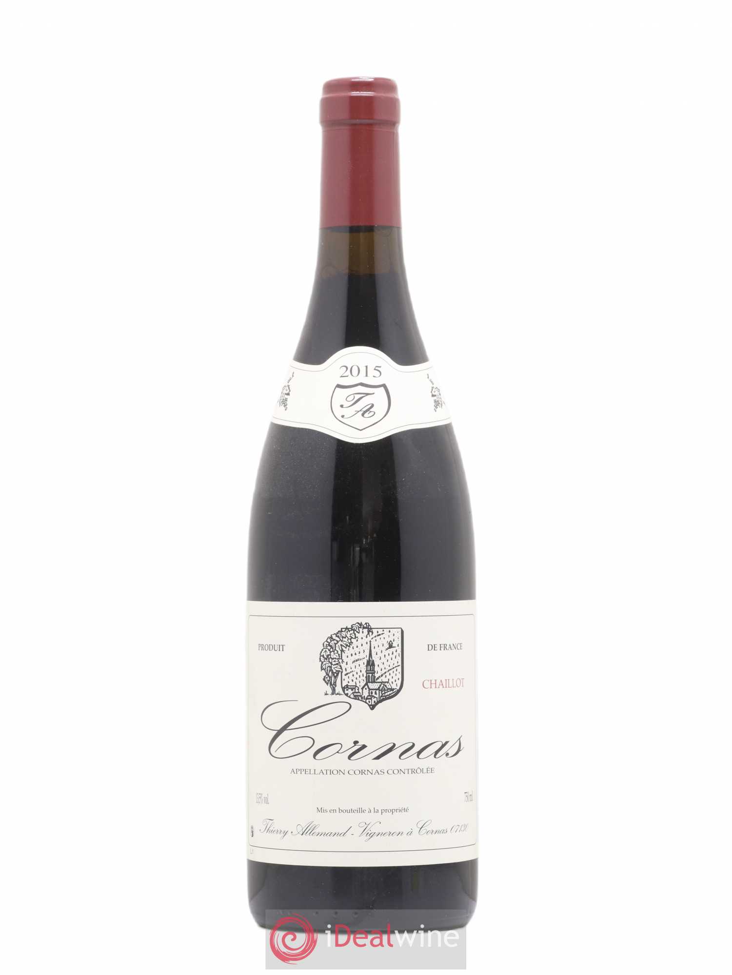 Cornas Chaillot Thierry Allemand 2015 - Lot de 1 bouteille - 0