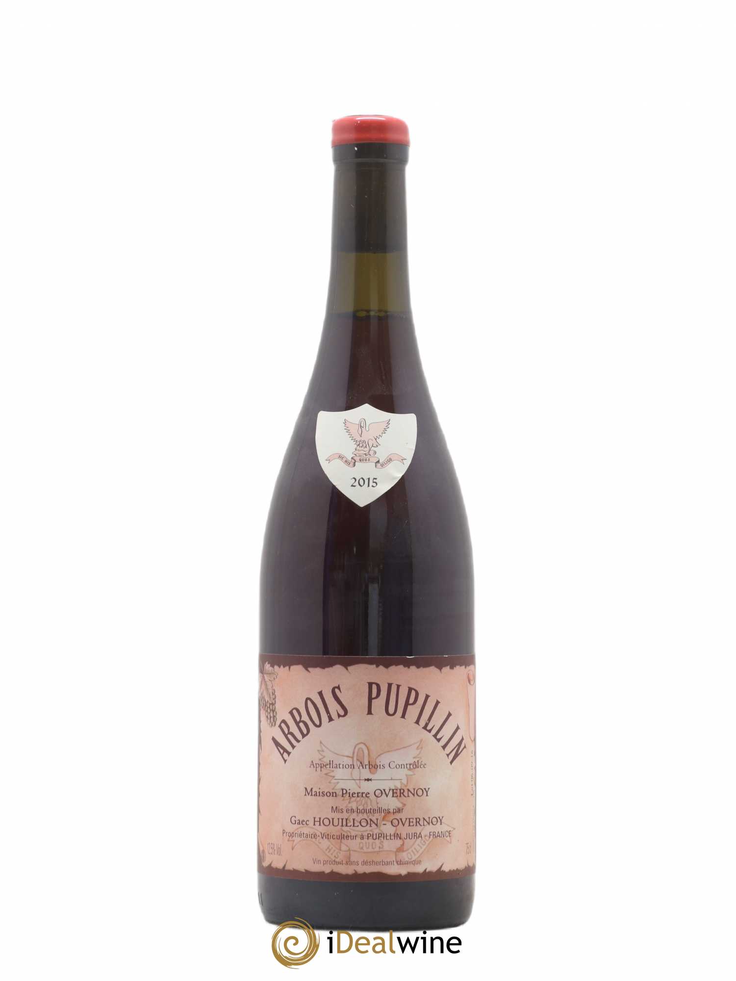 Arbois-Pupillin Poulsard (cire rouge) Overnoy-Houillon (Domaine) 2015 - Lot de 1 bouteille - 0