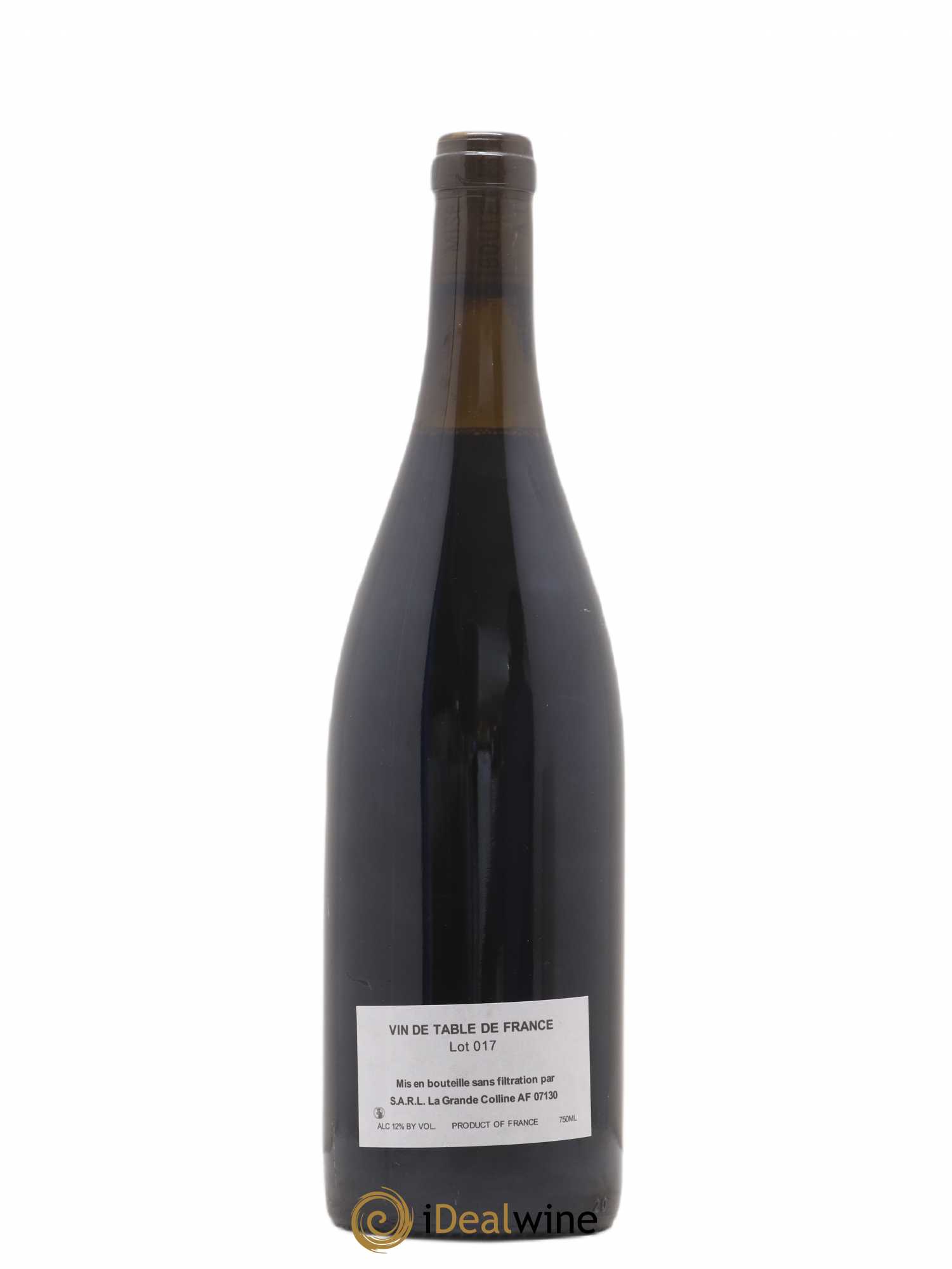 Vin de France (Ex Cornas) Hirotake Ooka - Domaine La Grande Colline 2017 - Lot de 1 bouteille - 1