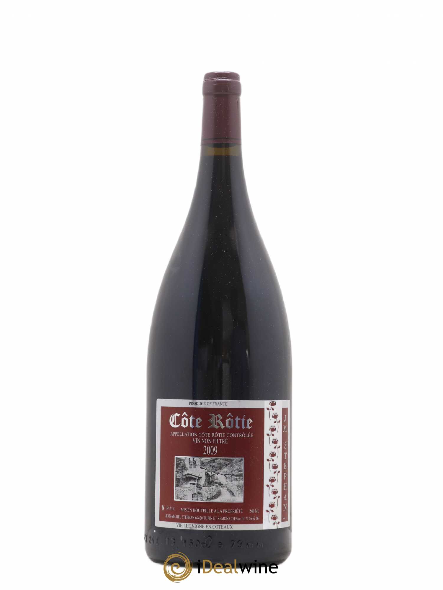 Côte-Rôtie Vieilles Vignes en Coteaux Jean-Michel Stephan 2009 - Lot de 1 magnum - 0