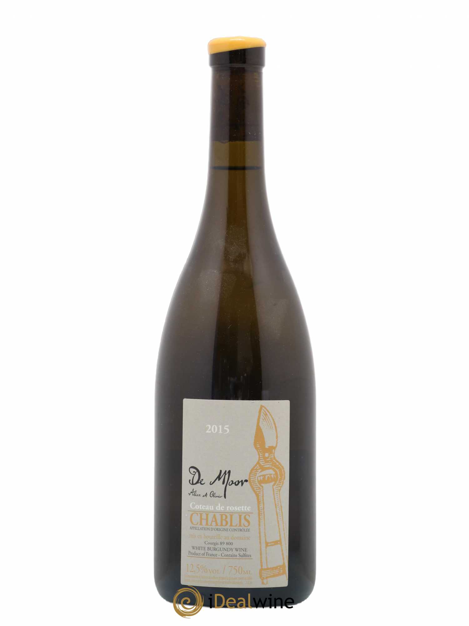 Bourgogne Chitry Alice et Olivier De Moor 2015 - Lot de 1 bouteille - 0
