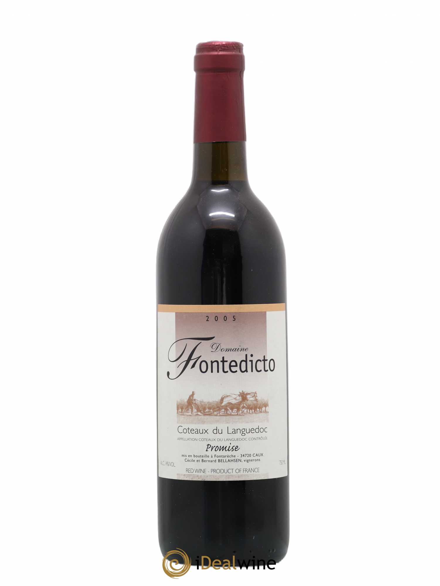 Coteaux du Languedoc Domaine Fontedicto Promise 2005 - Posten von 1 Flasche - 0